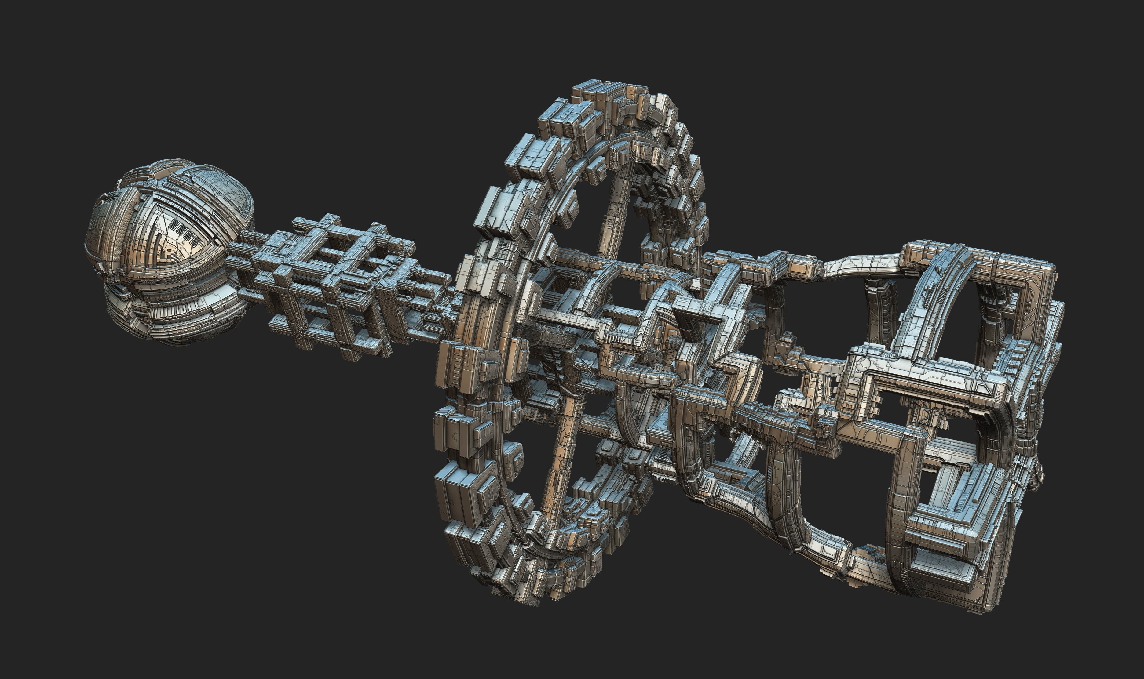 space equipment node 00202 3D model_1