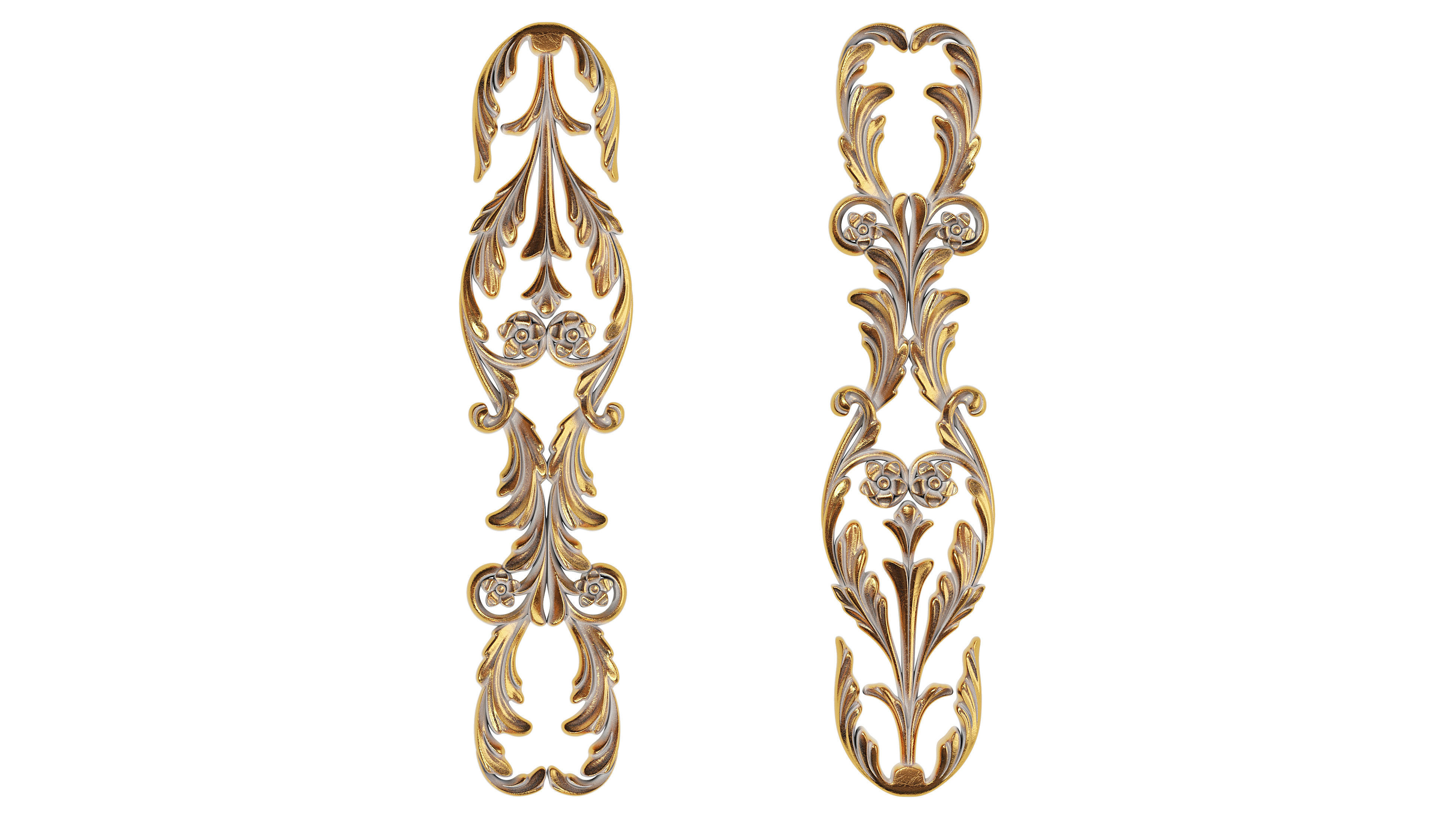 Classic carved 216 3D model_1