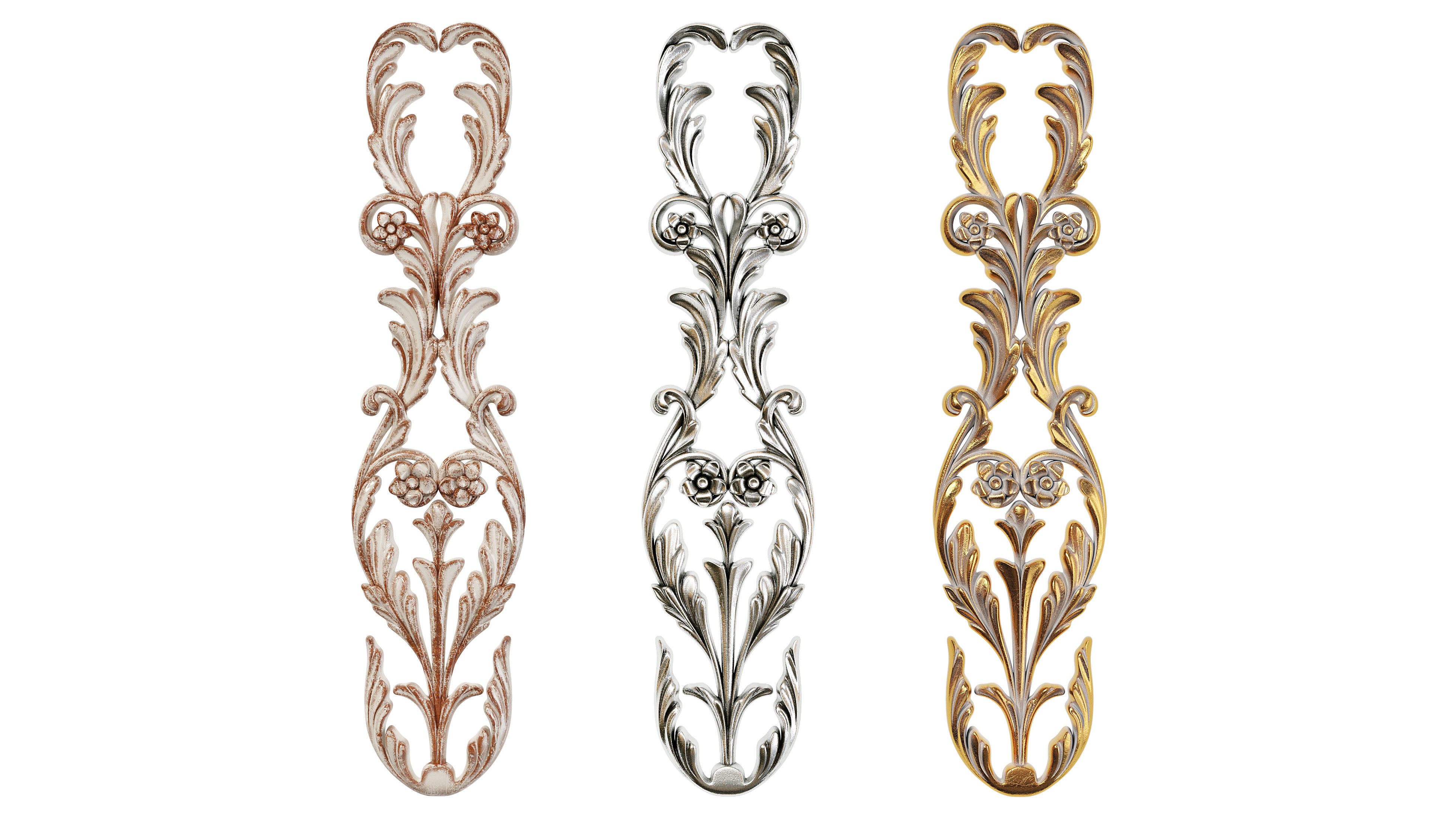 Classic carved 216 3D model_4