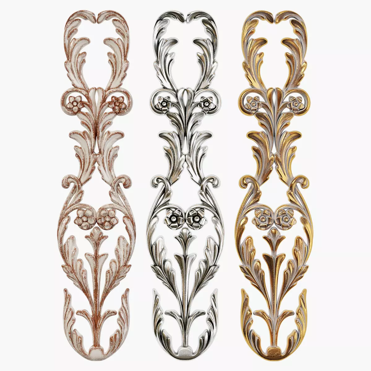 Classic carved 216 3D model_0