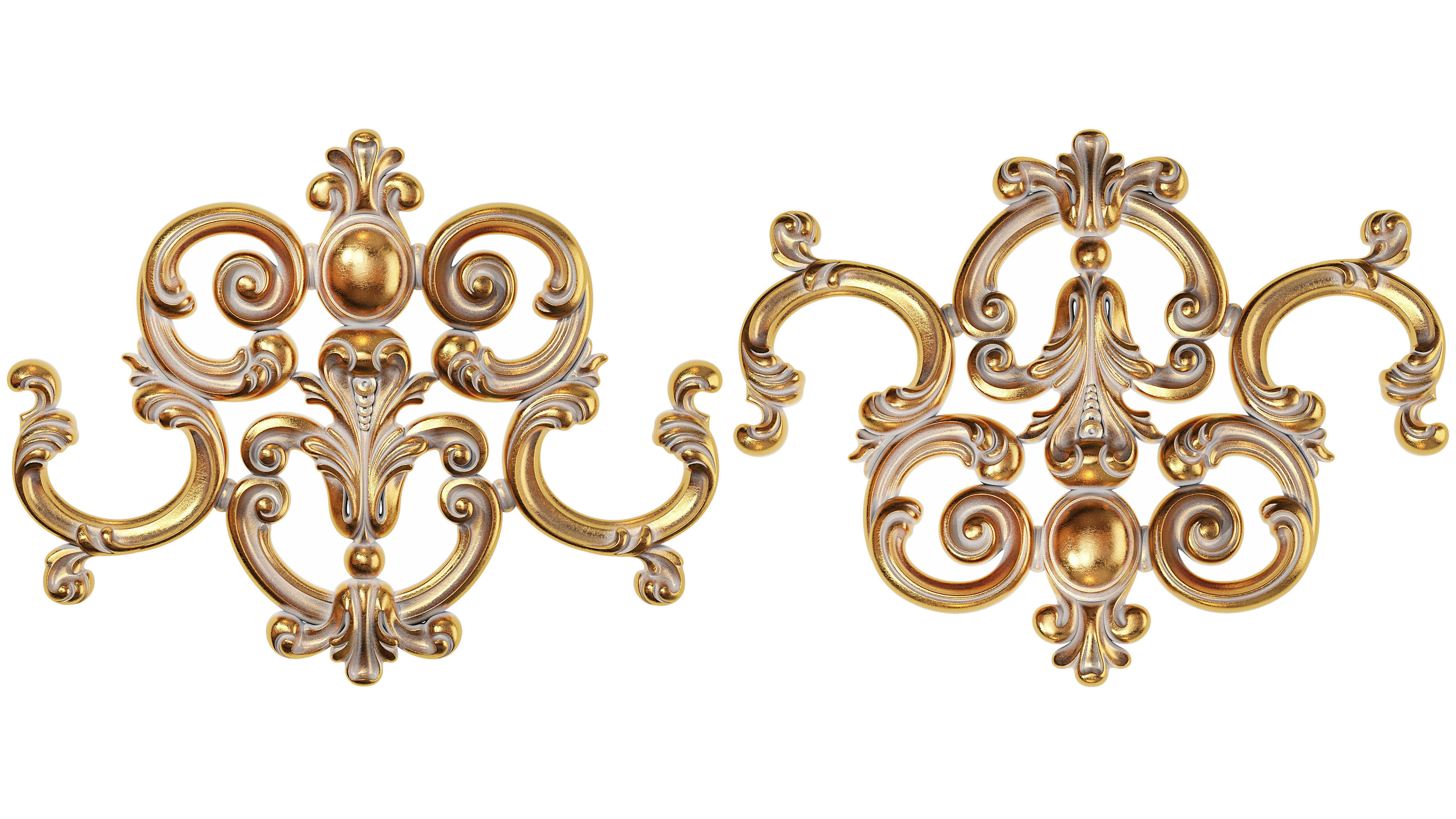 Classic carved 217 3D model_1