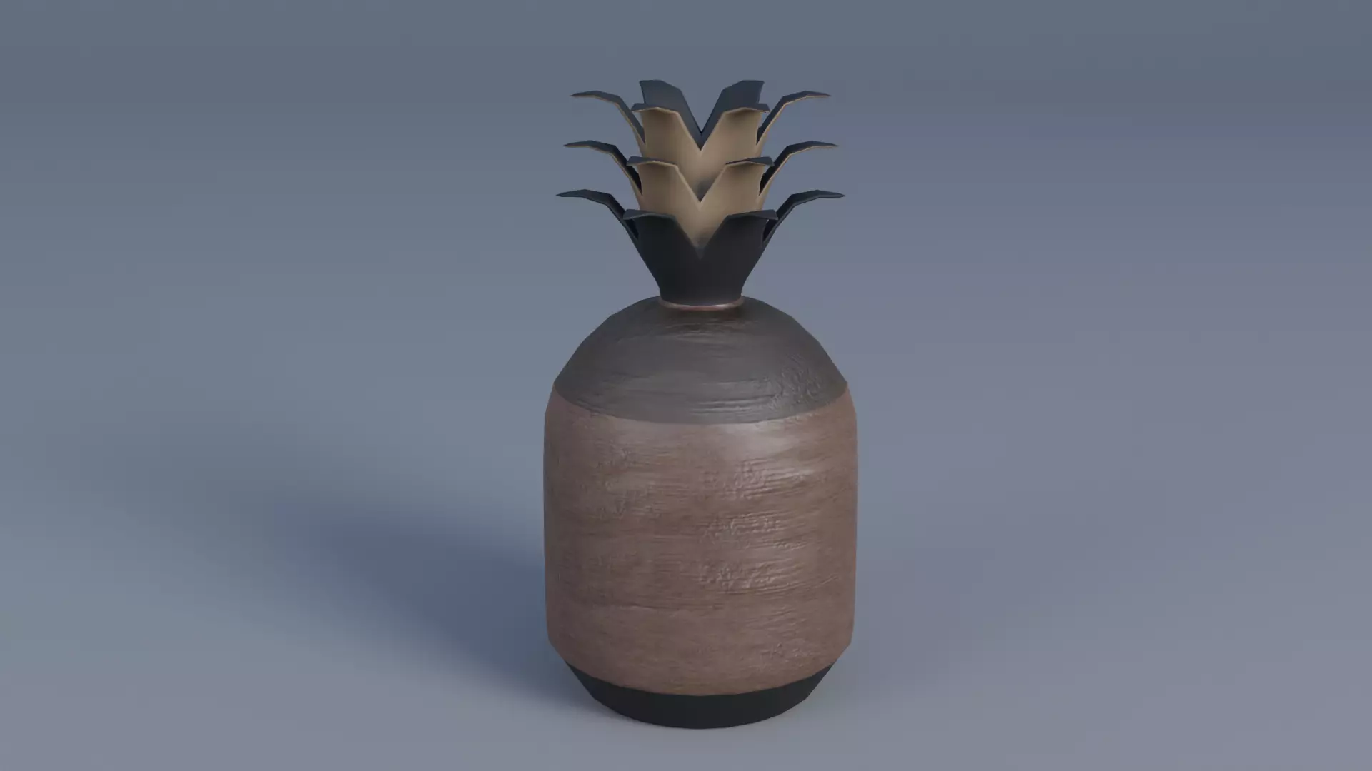 flower vase Low-poly 3D model_0
