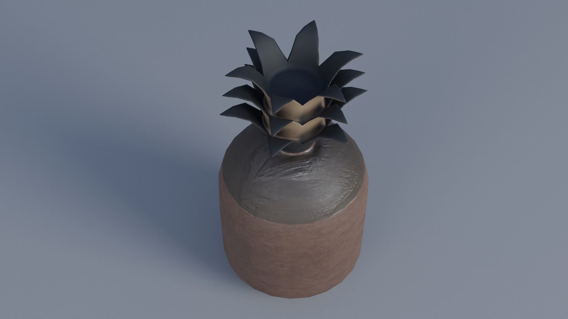 flower vase Low-poly 3D model_1