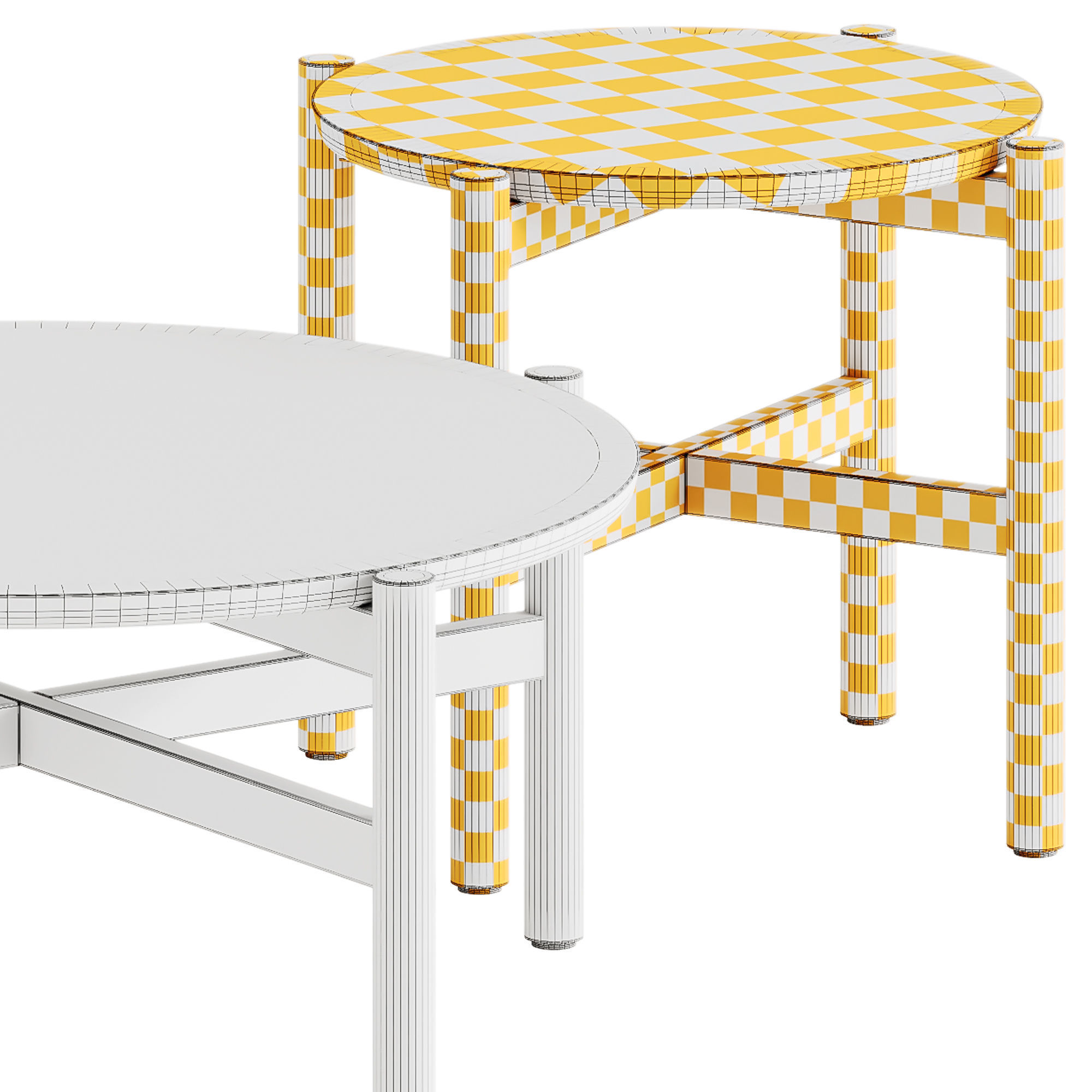 Pola Coffee Tables by Kave Home 3D model_4