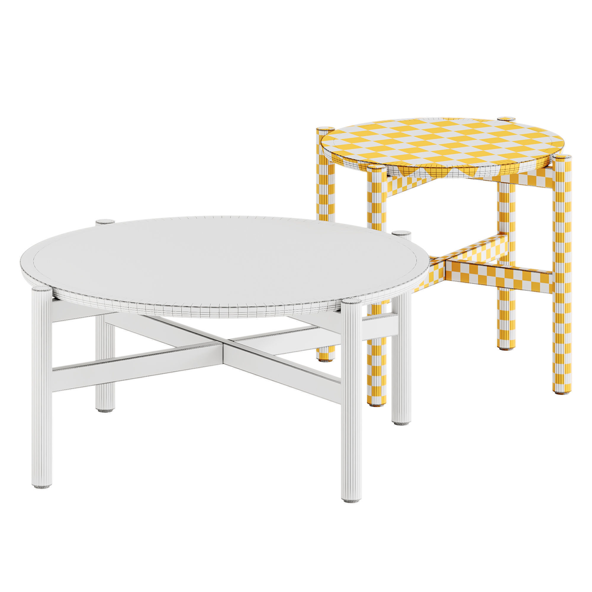 Pola Coffee Tables by Kave Home 3D model_3