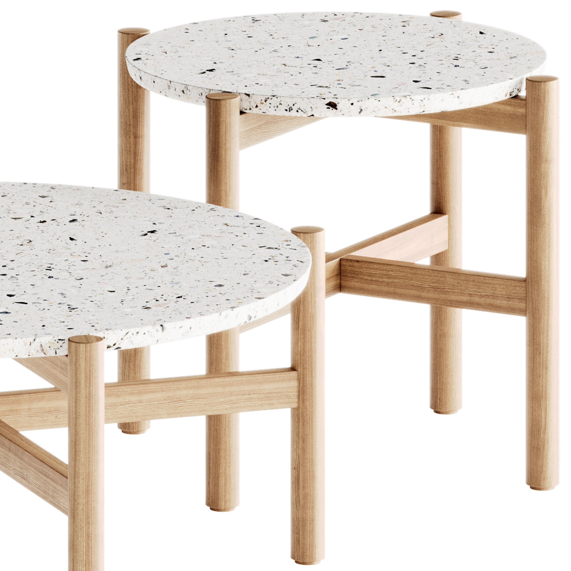 Pola Coffee Tables by Kave Home 3D model_2