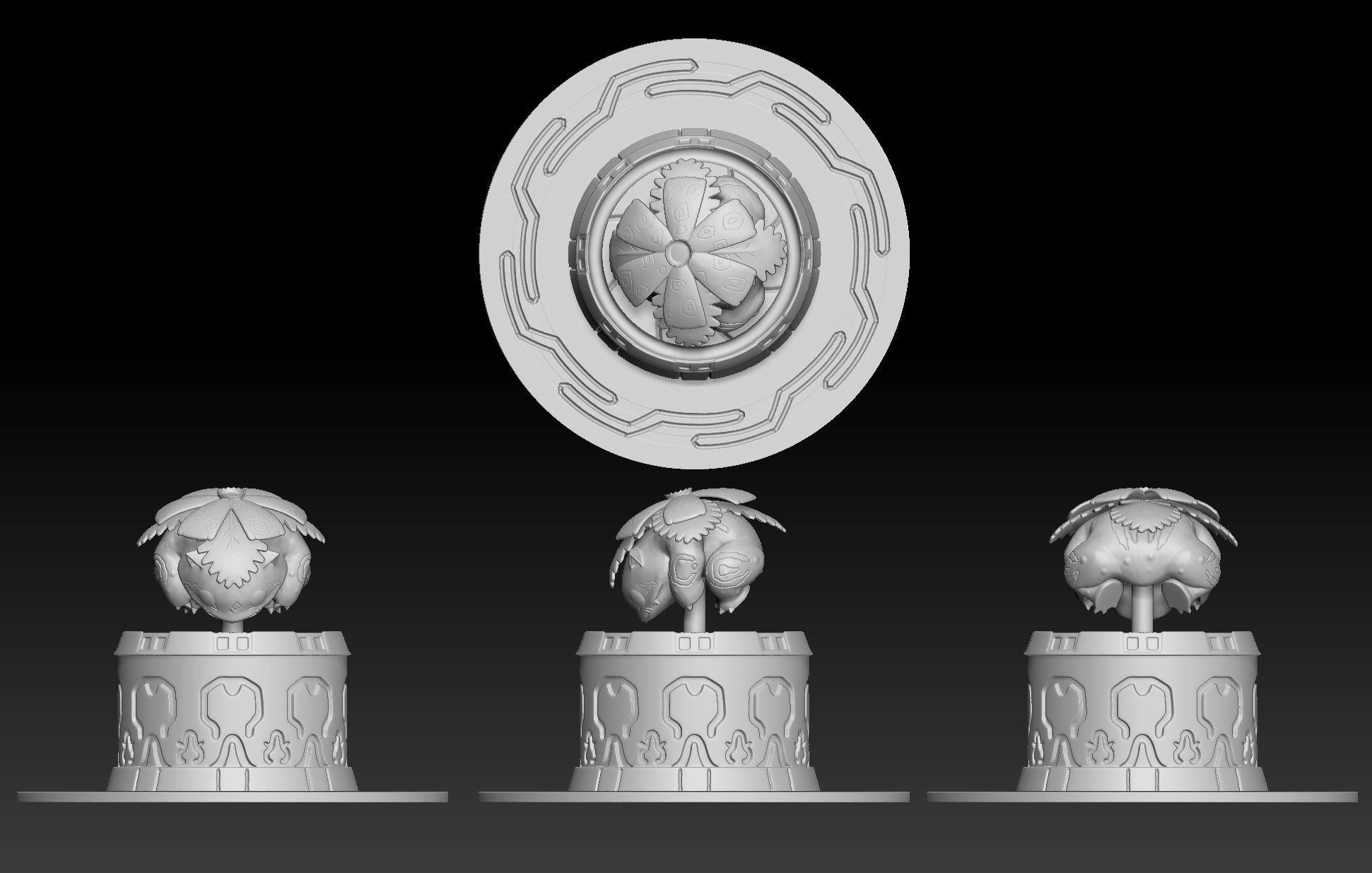 Pokemon Venusaur Clone 3D print model_4