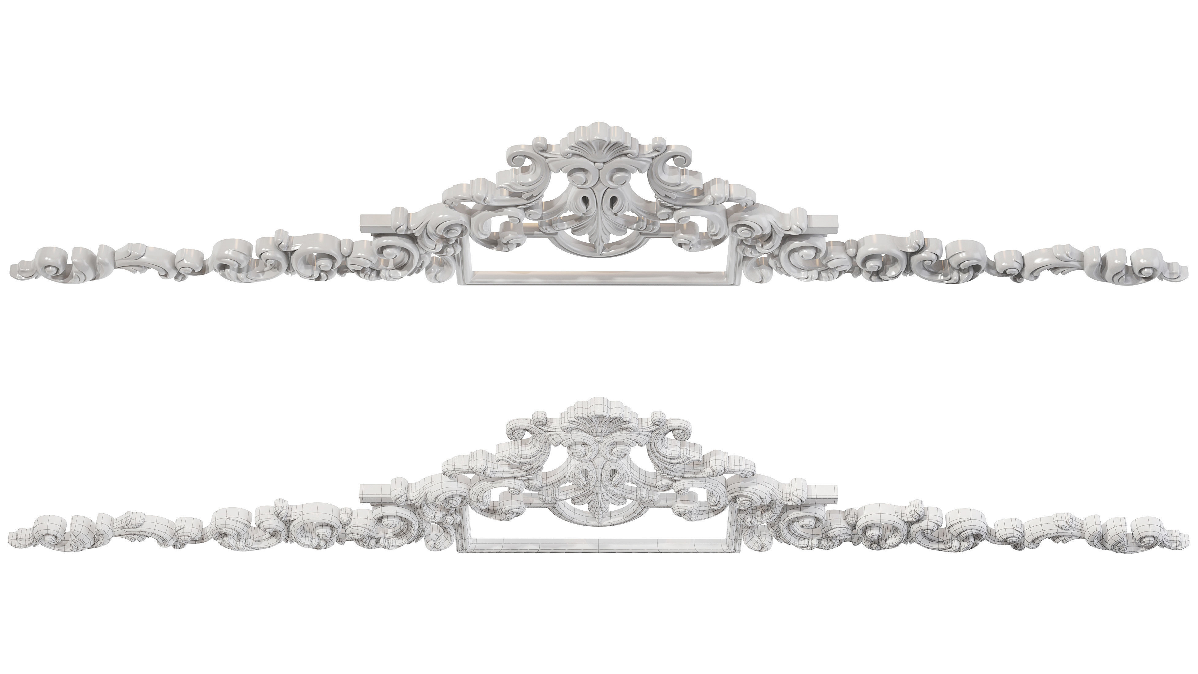 Classic carved 221 3D model_6