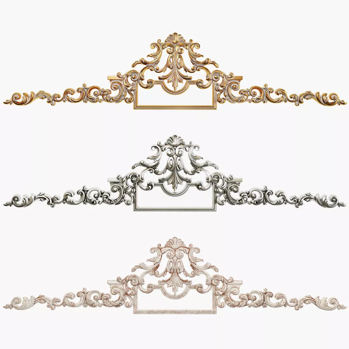 Classic carved 221 3D model_0