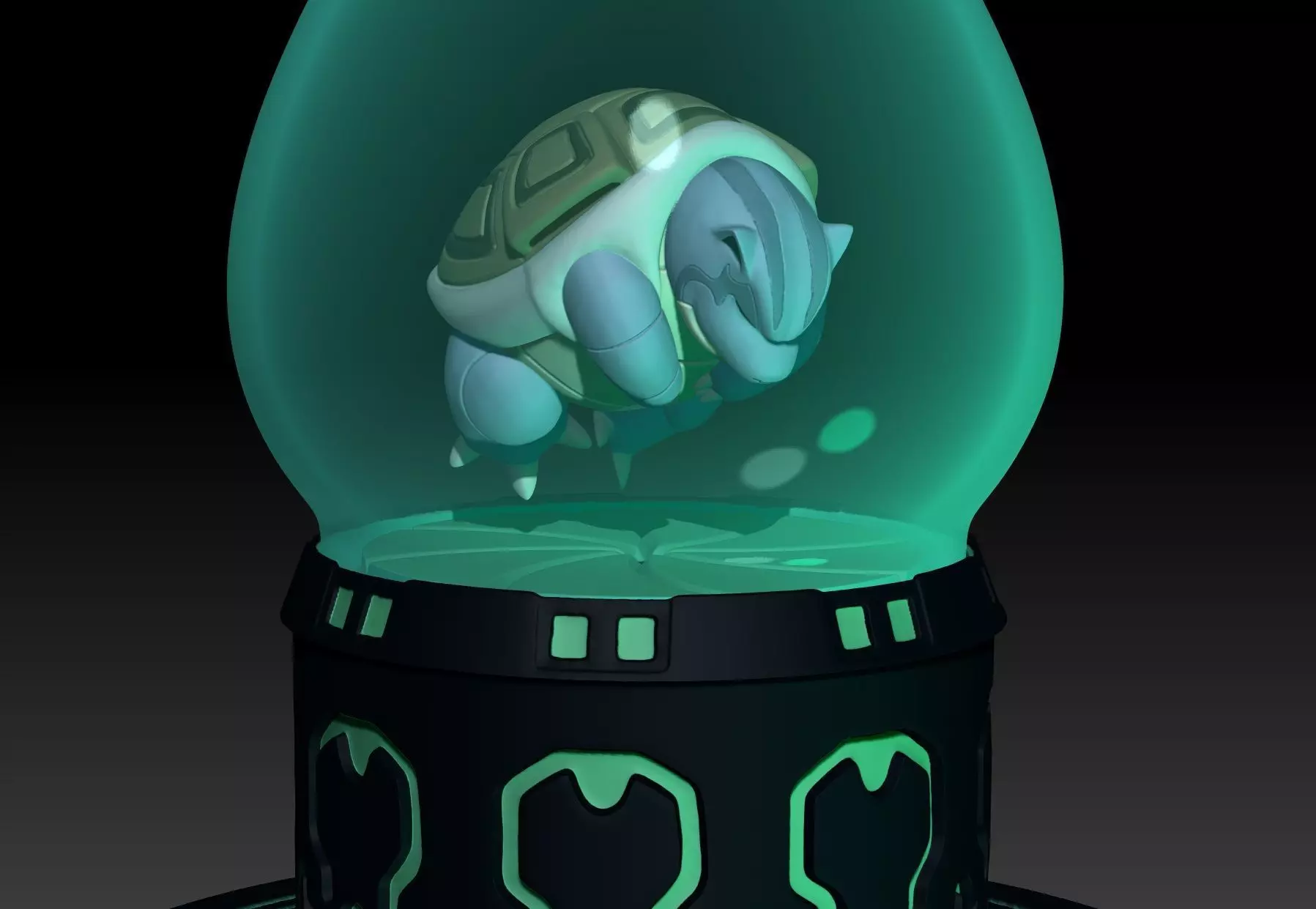 Pokemon Blastoise Clone 3D print model