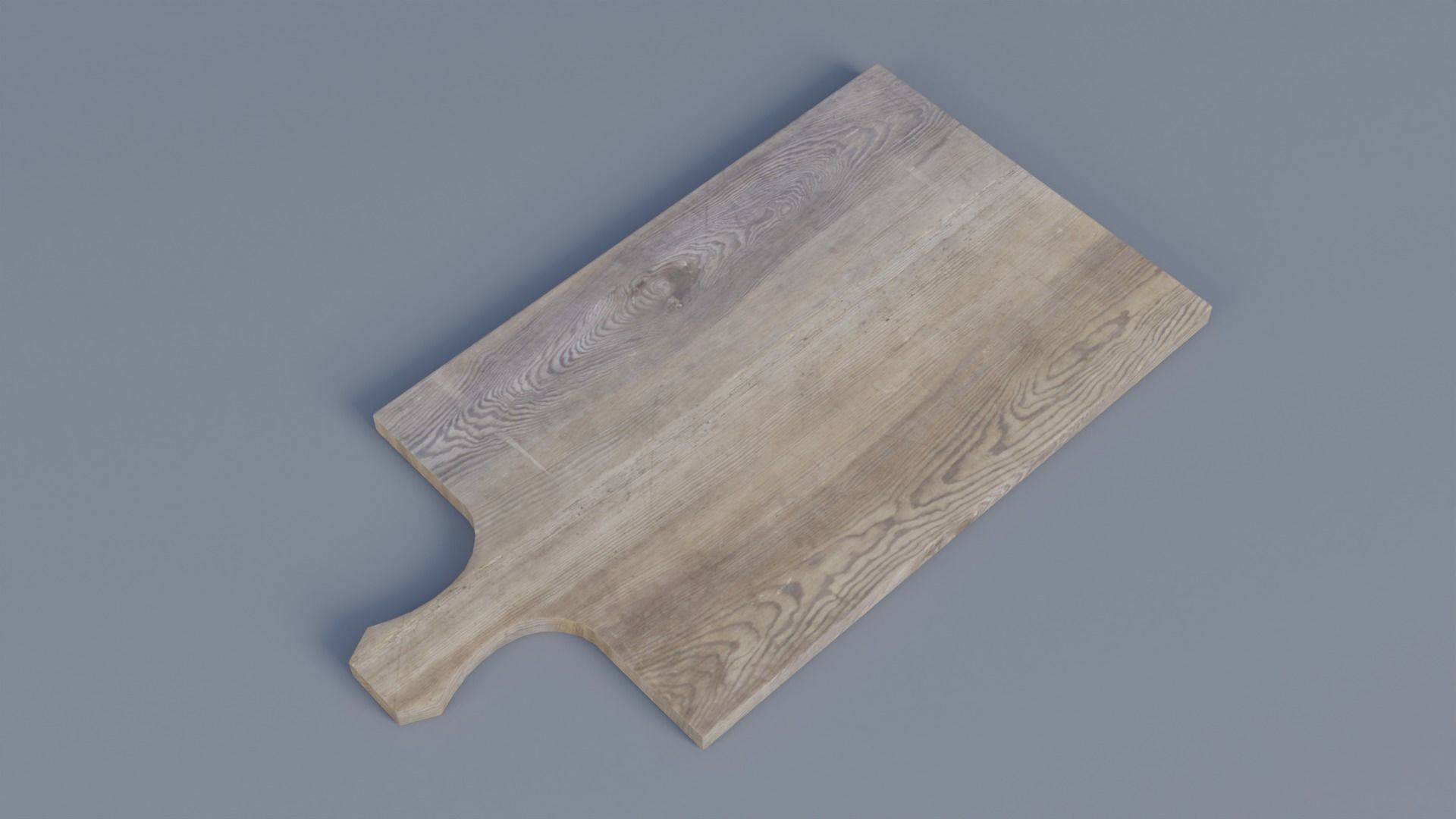 Chopping Board Low-poly 3D model_1