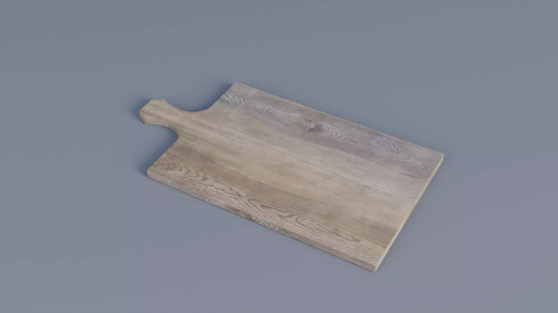 Chopping Board Low-poly 3D model_0