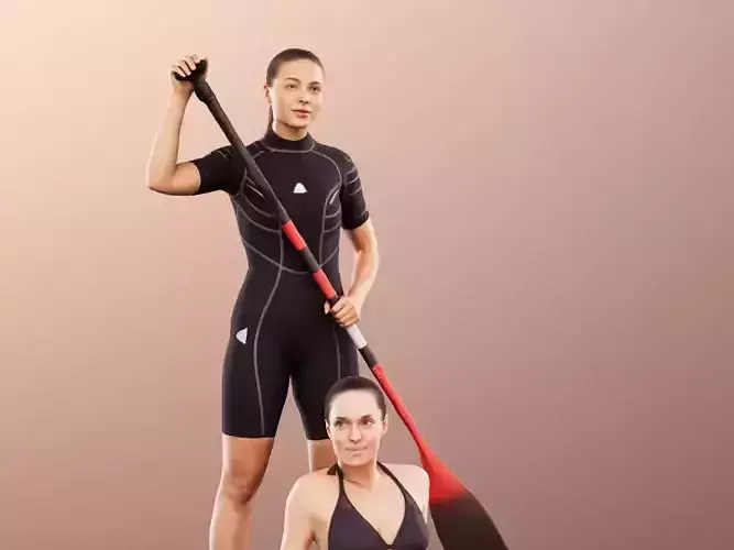 Klara And Juliette 12637 - Stand Up Paddling Women