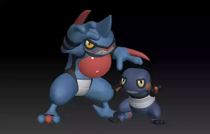 Pokemon Croagunk Toxicroak