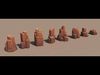 Desert Rocks Low-poly 3D model_1