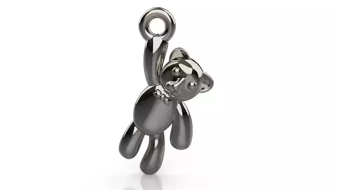tedy bear pendant
