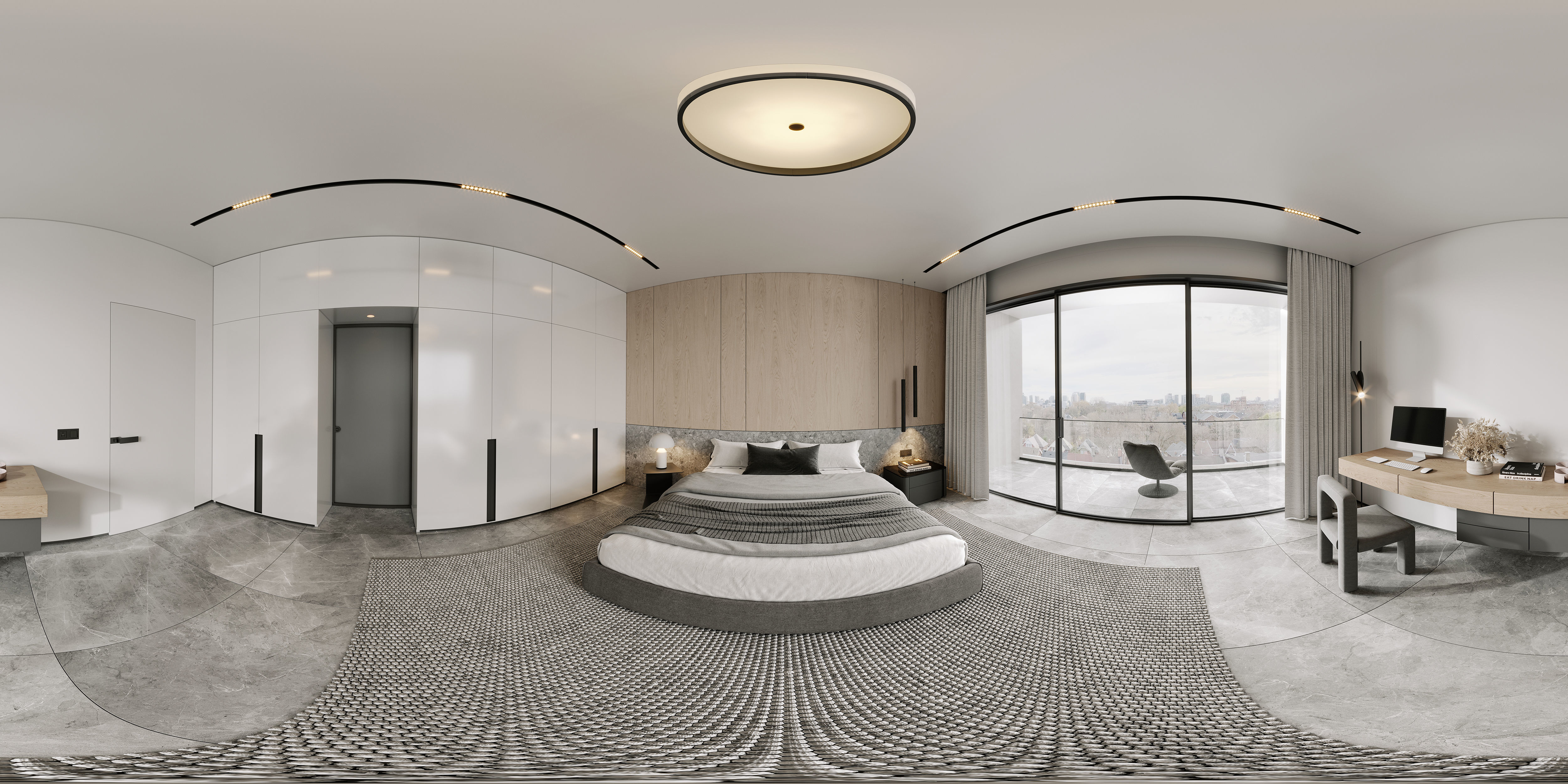 AR-22045 Case Study - Bedroom 3D Scene 3D model_7