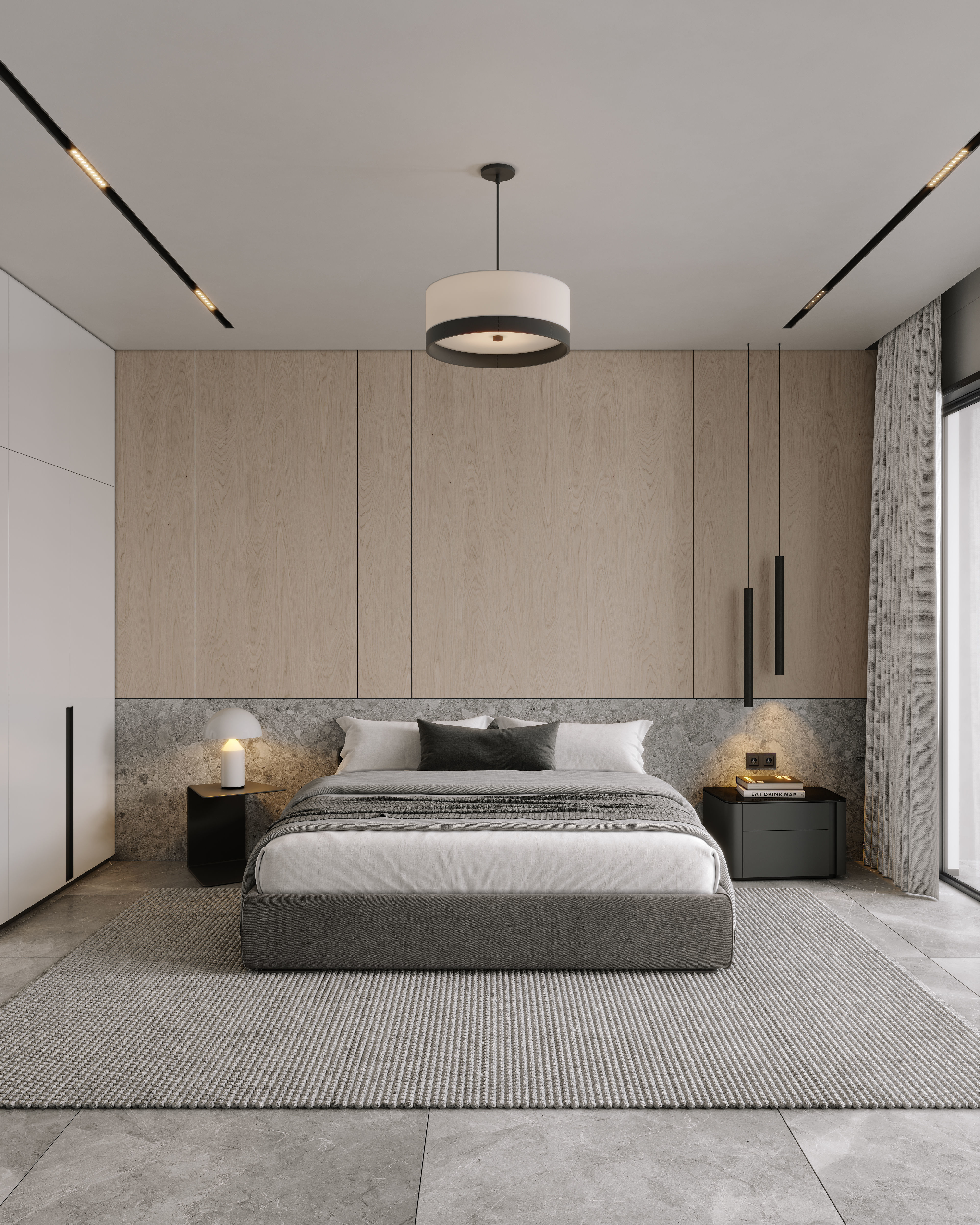 AR-22045 Case Study - Bedroom 3D Scene 3D model_2