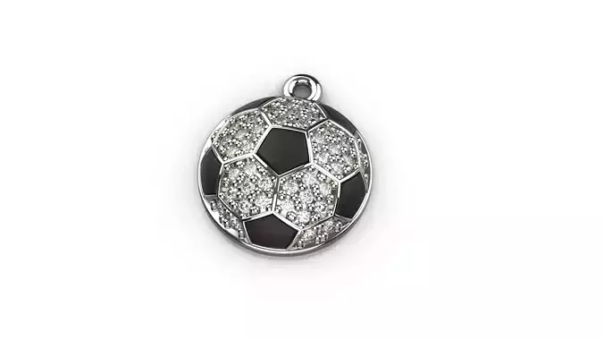 soccer ball pendant
