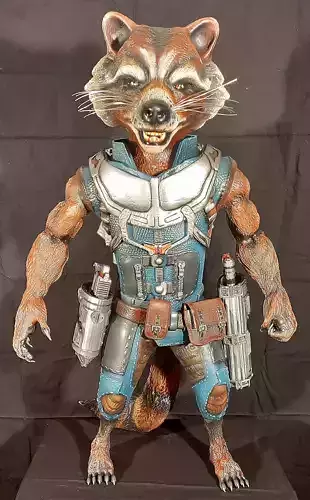 ROCKET RACCOON  3D print model   Guardians of the Galaxy 3D print model