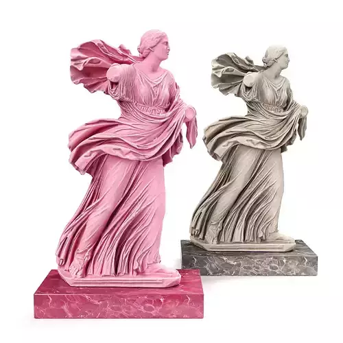 Niobide sculpture pedestal