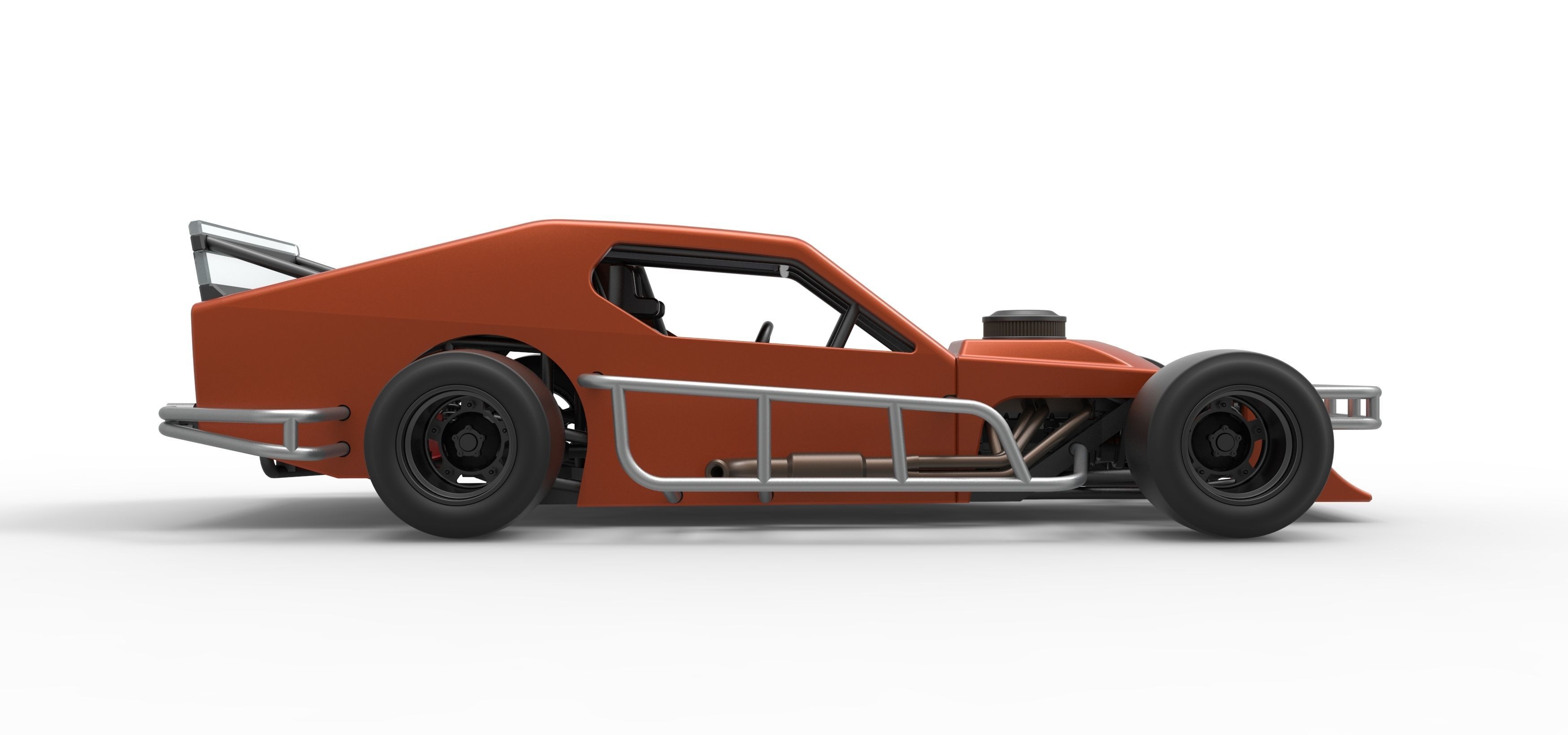 Asphalt Modified stock car Scale 1 to 25 3D print model_19