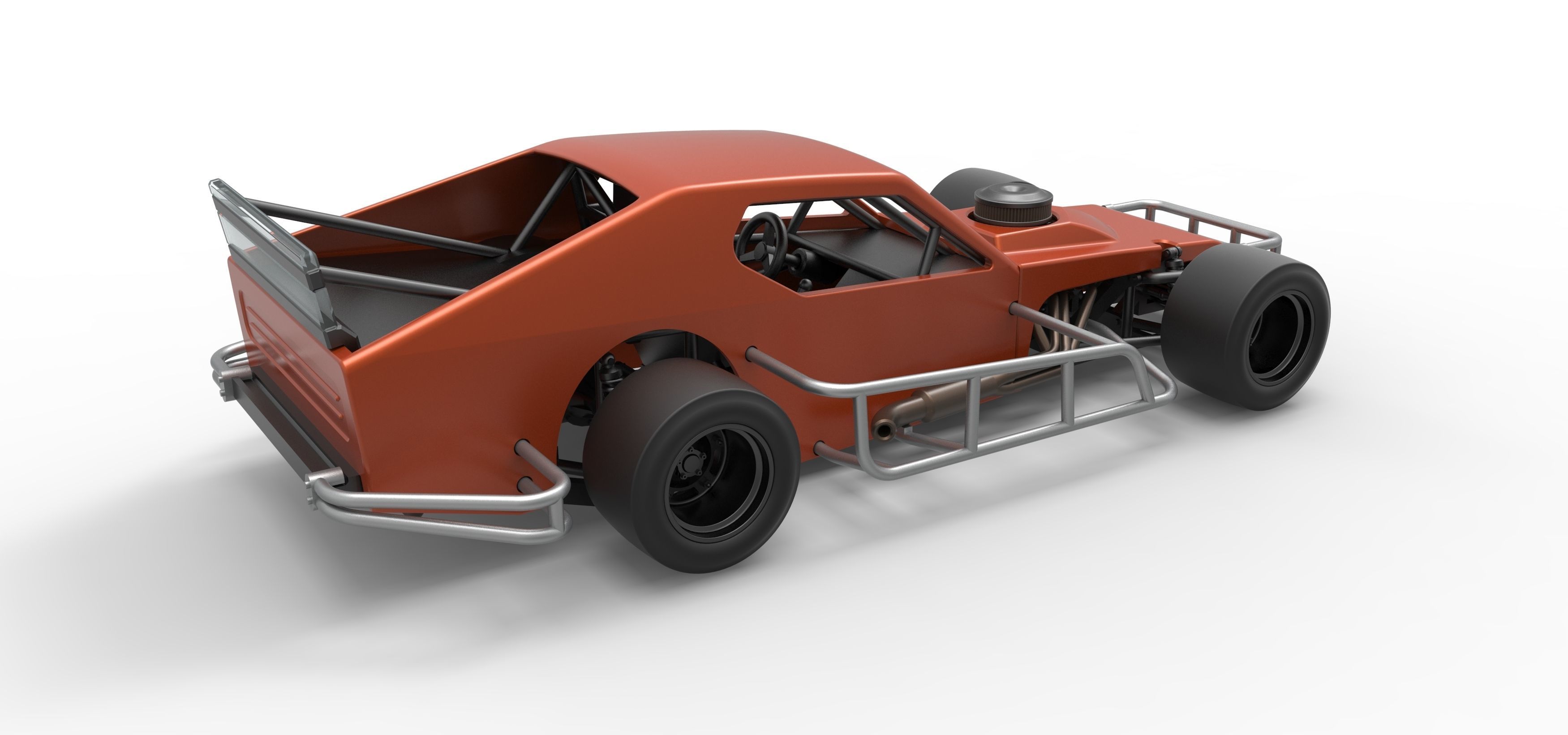 Asphalt Modified stock car Scale 1 to 25 3D print model_17