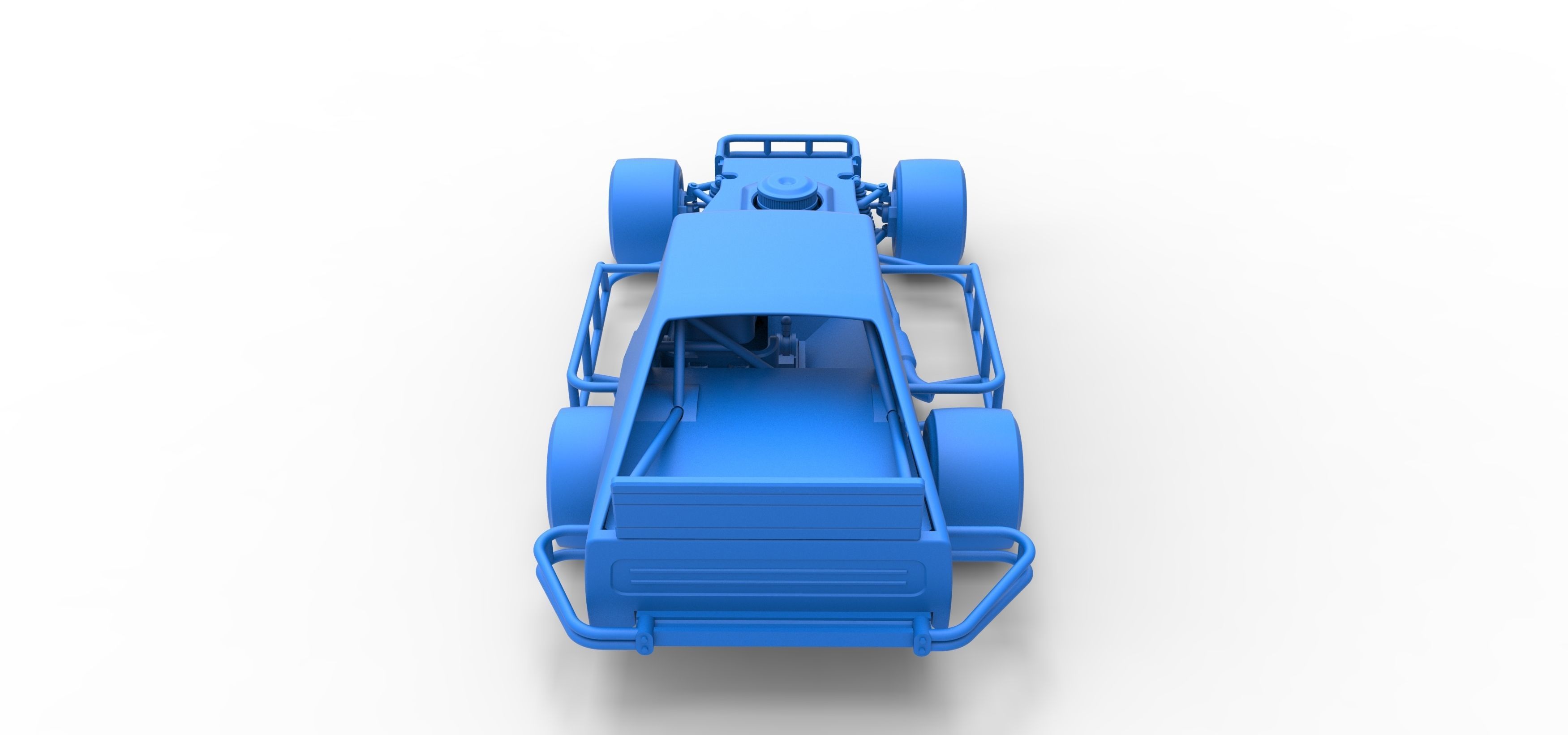 Asphalt Modified stock car Scale 1 to 25 3D print model_38