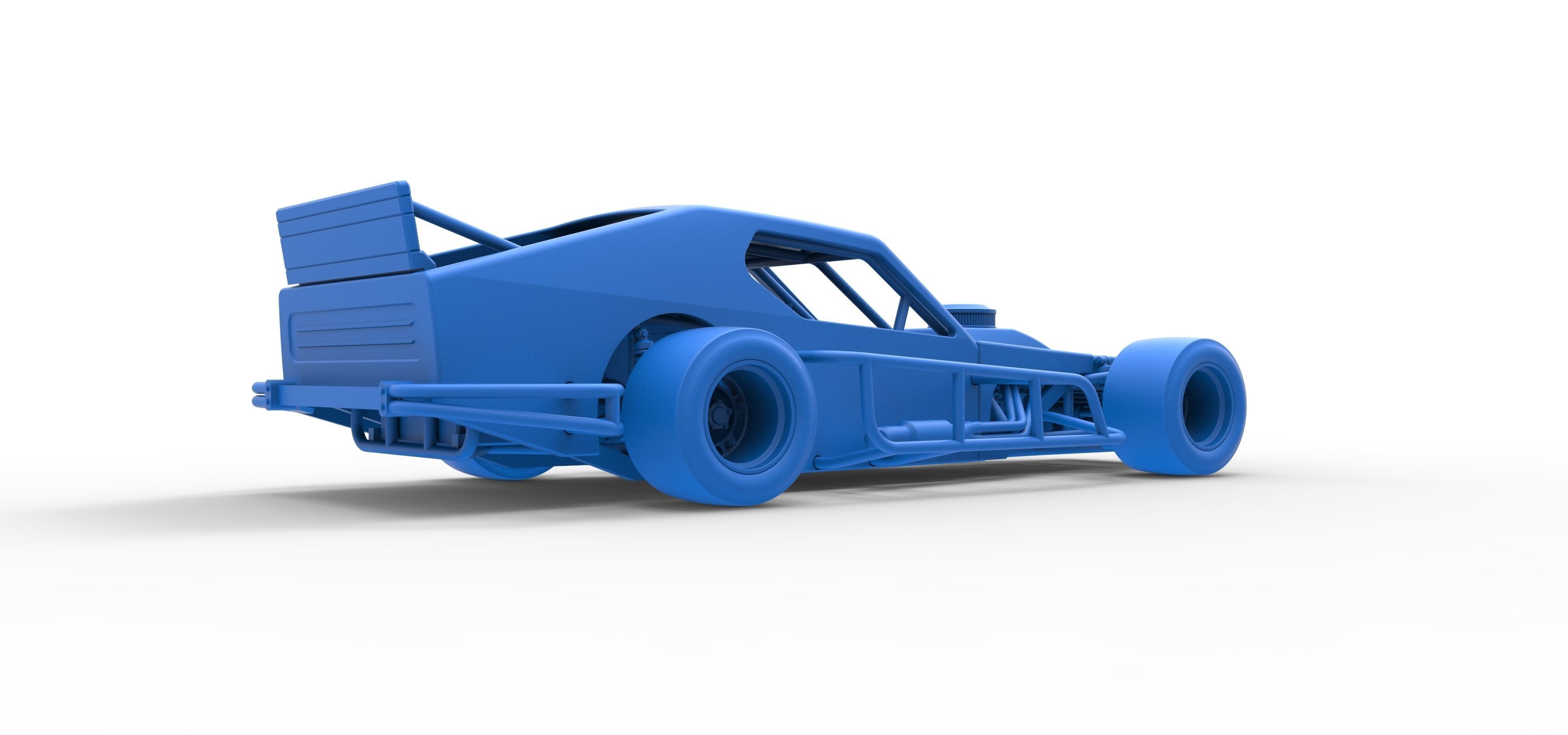 Asphalt Modified stock car Scale 1 to 25 3D print model_40