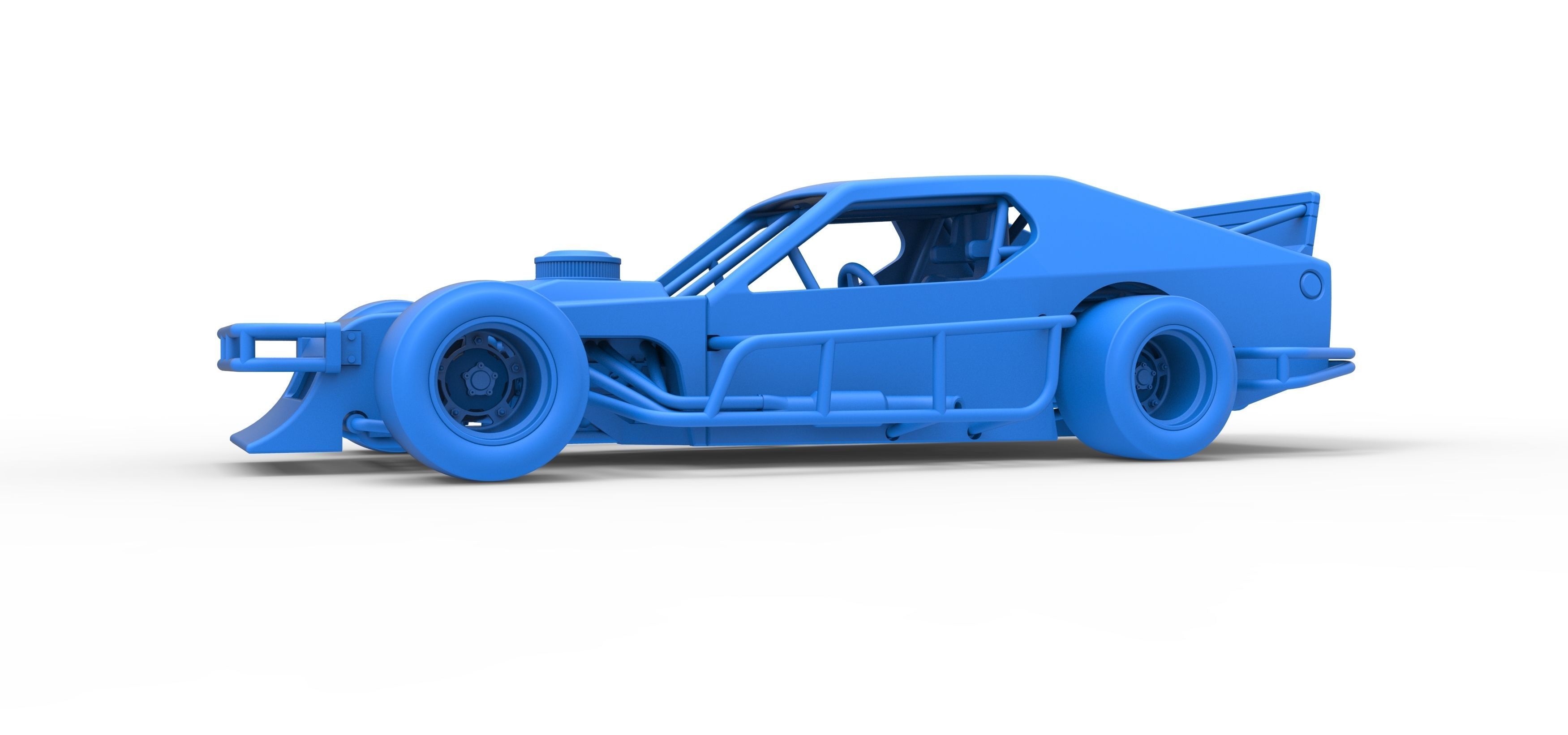 Asphalt Modified stock car Scale 1 to 25 3D print model_24