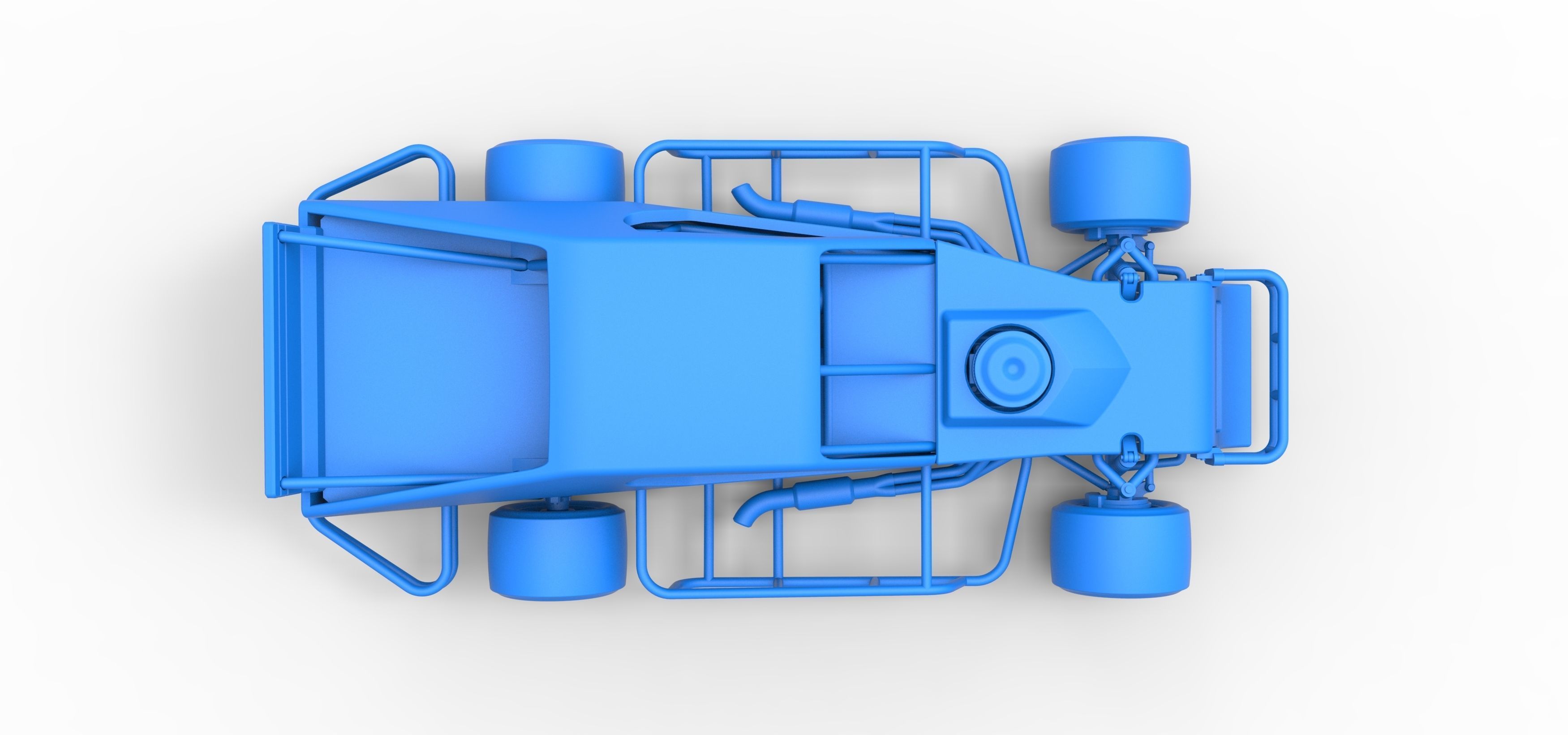 Asphalt Modified stock car Scale 1 to 25 3D print model_43