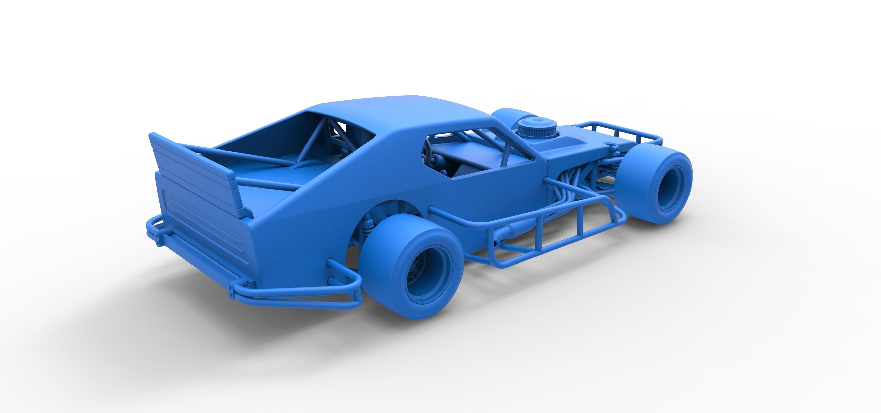 Asphalt Modified stock car Scale 1 to 25 3D print model_39