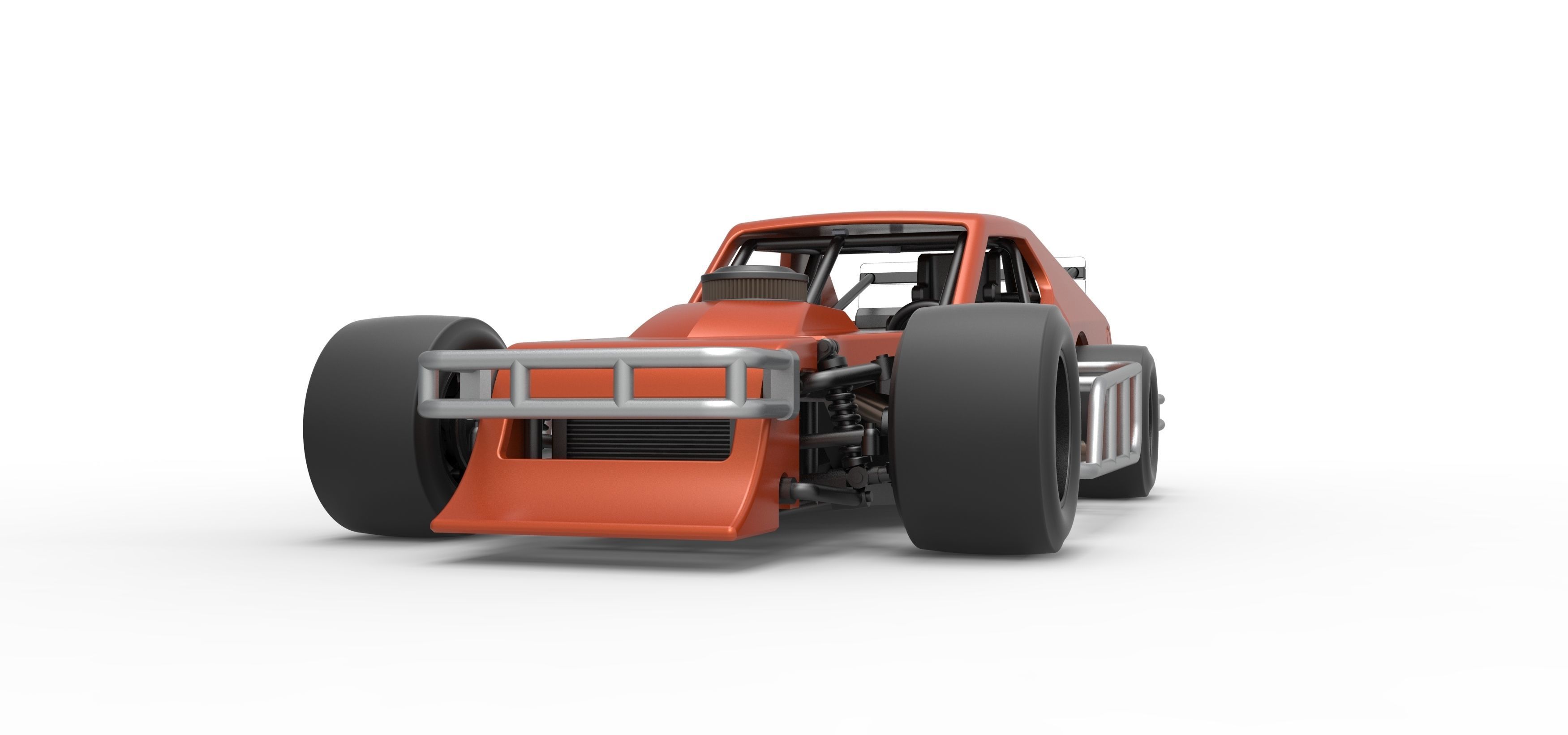 Asphalt Modified stock car Scale 1 to 25 3D print model_6