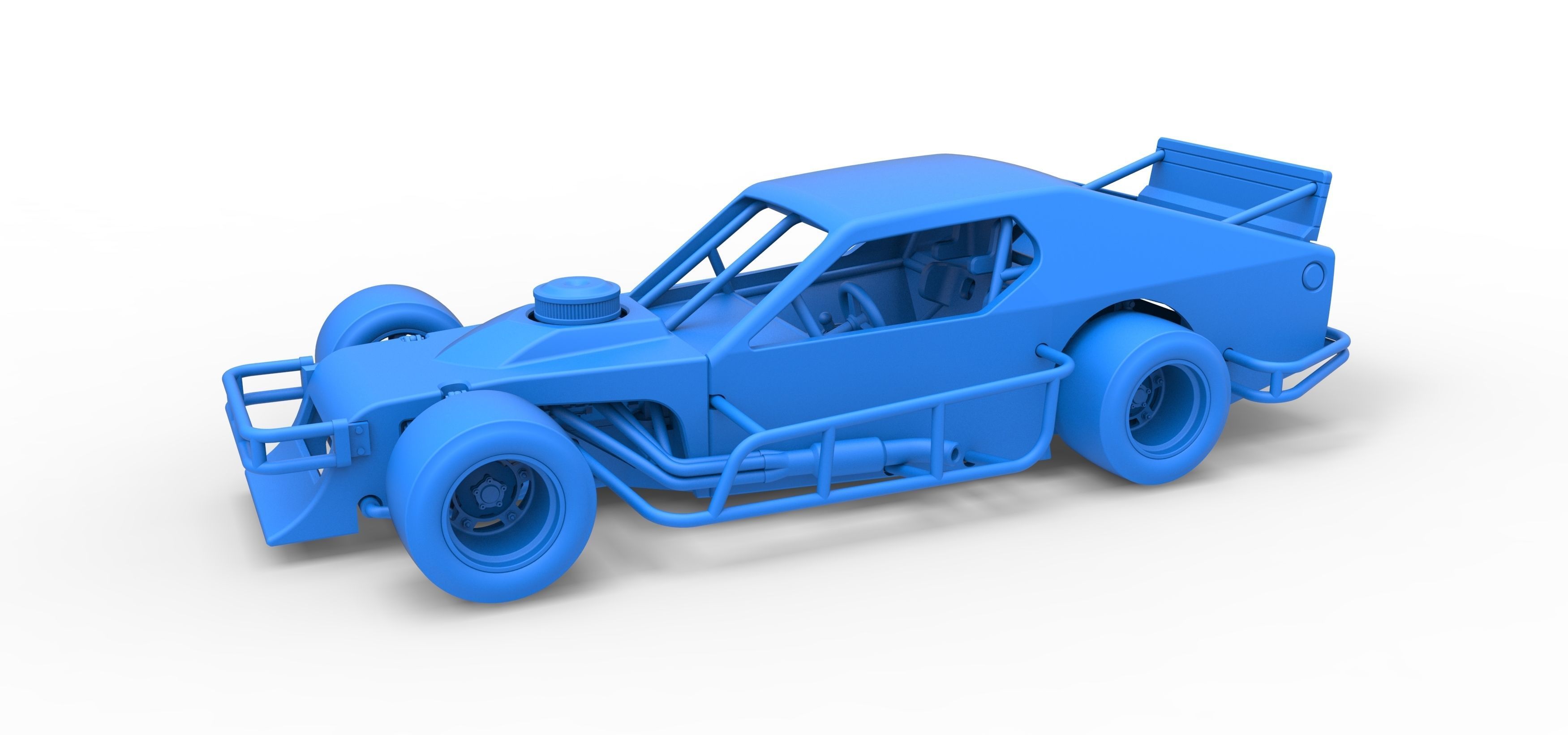Asphalt Modified stock car Scale 1 to 25 3D print model_23