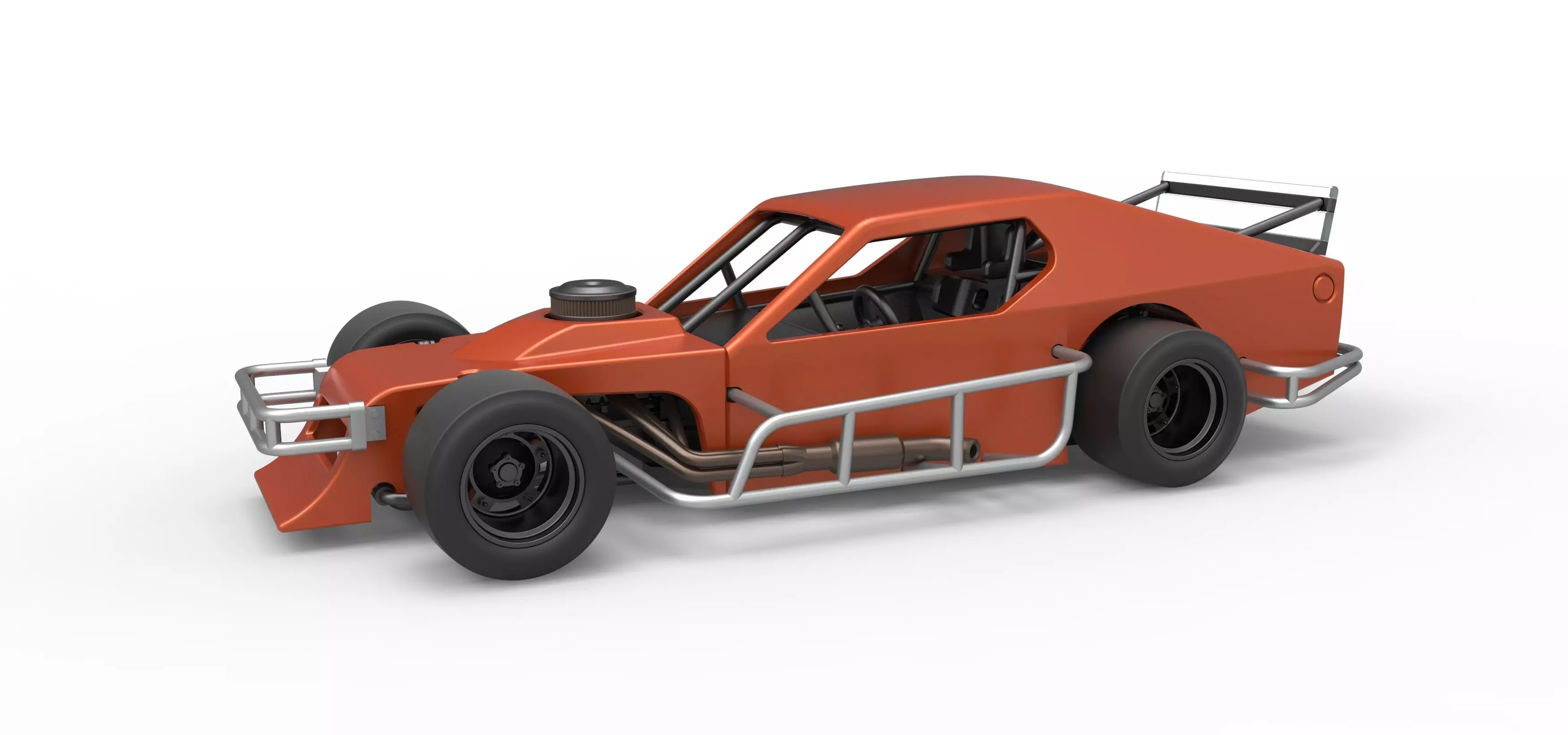 Asphalt Modified stock car Scale 1 to 25 3D print model_0