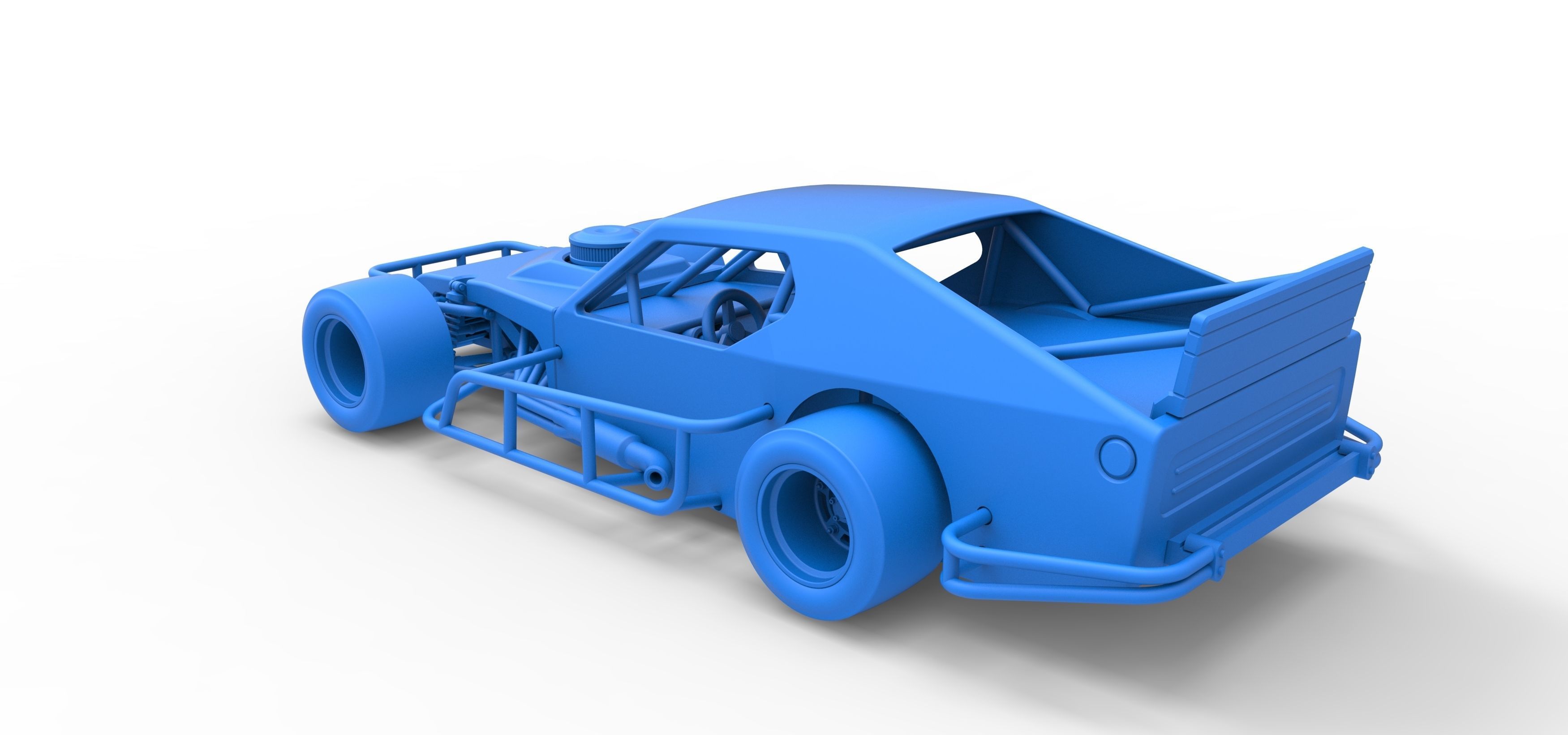 Asphalt Modified stock car Scale 1 to 25 3D print model_34