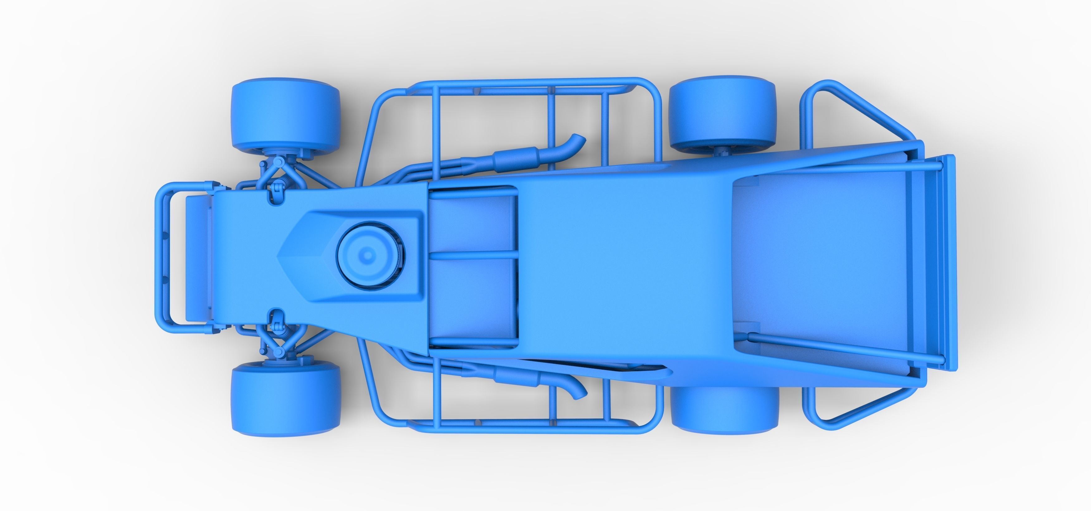 Asphalt Modified stock car Scale 1 to 25 3D print model_33