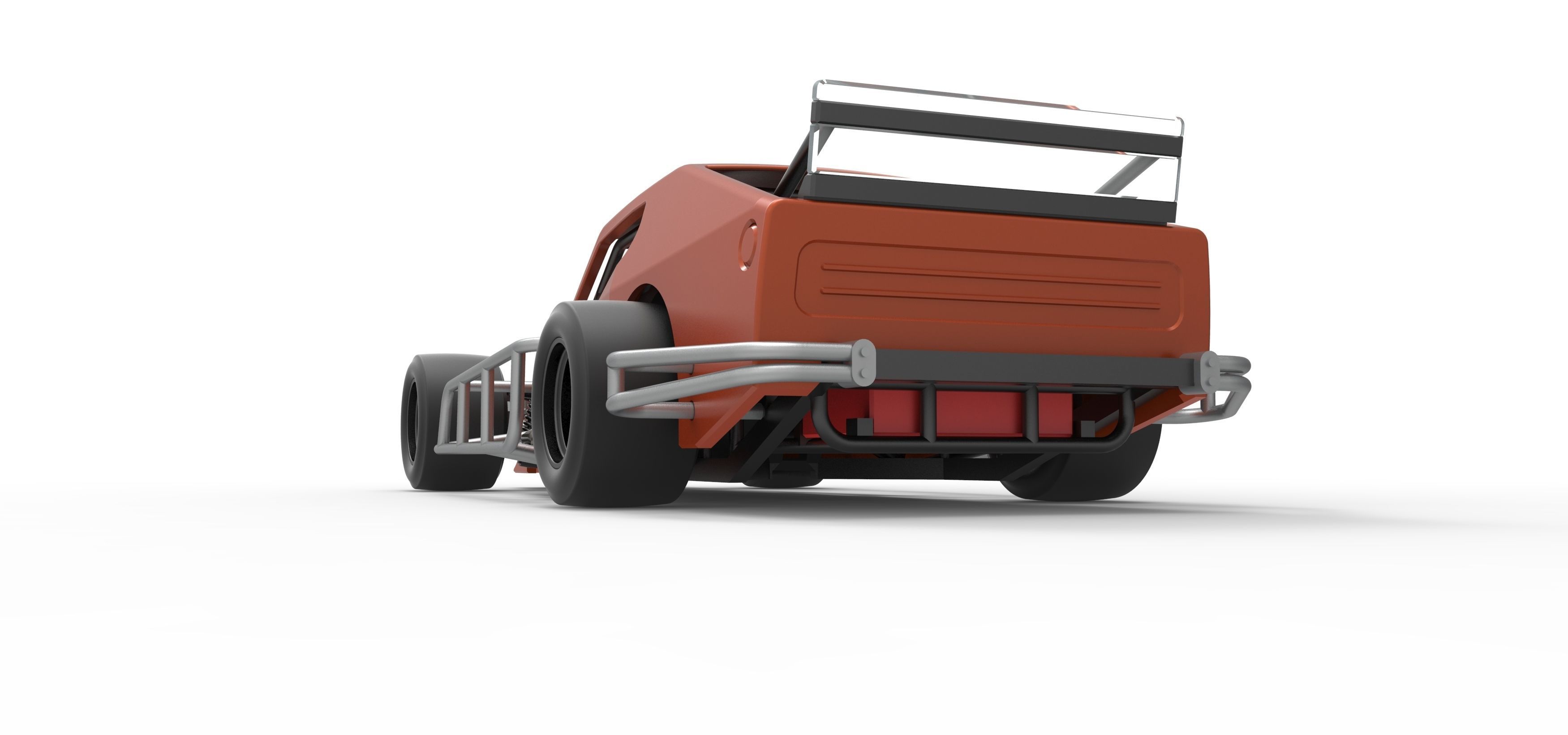 Asphalt Modified stock car Scale 1 to 25 3D print model_14