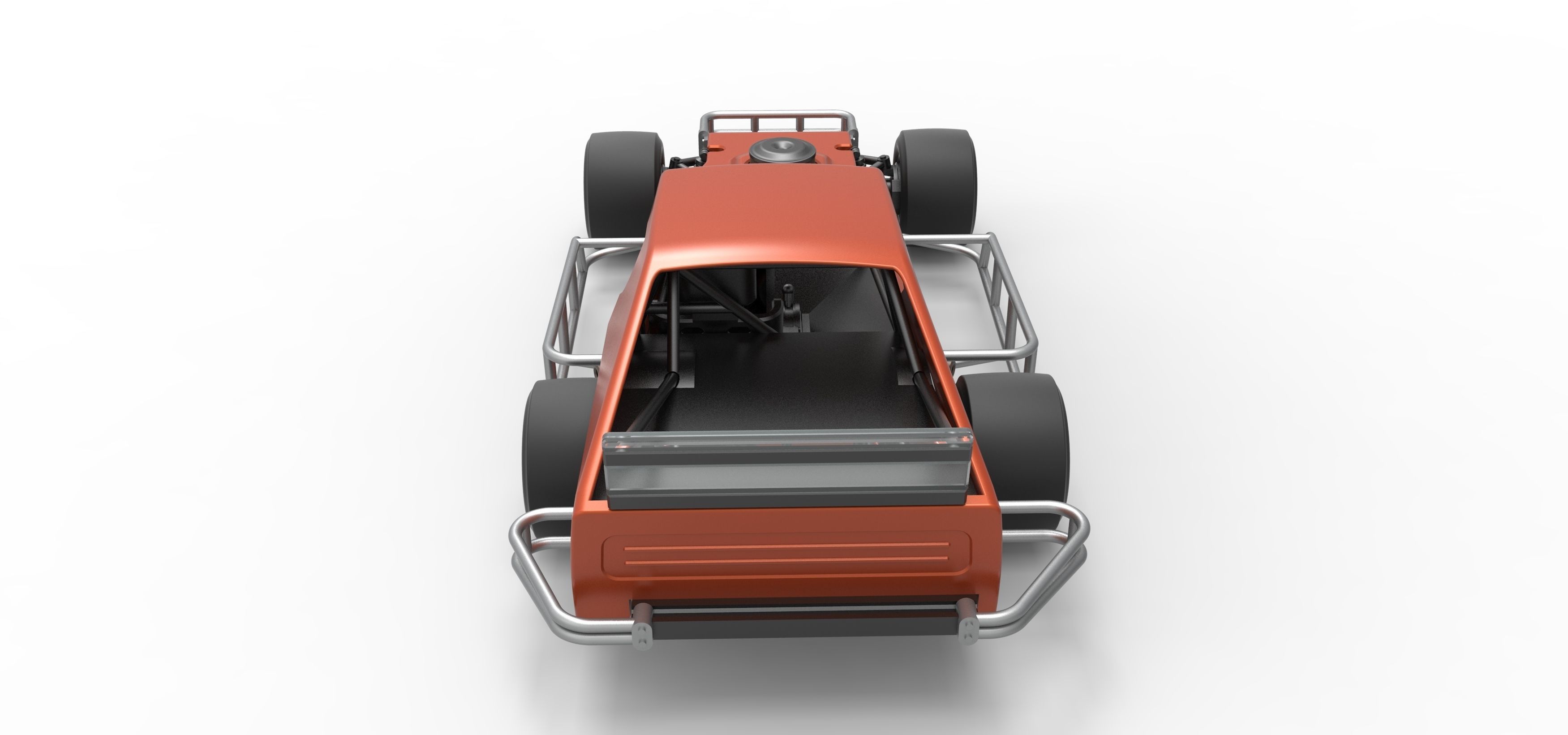 Asphalt Modified stock car Scale 1 to 25 3D print model_16
