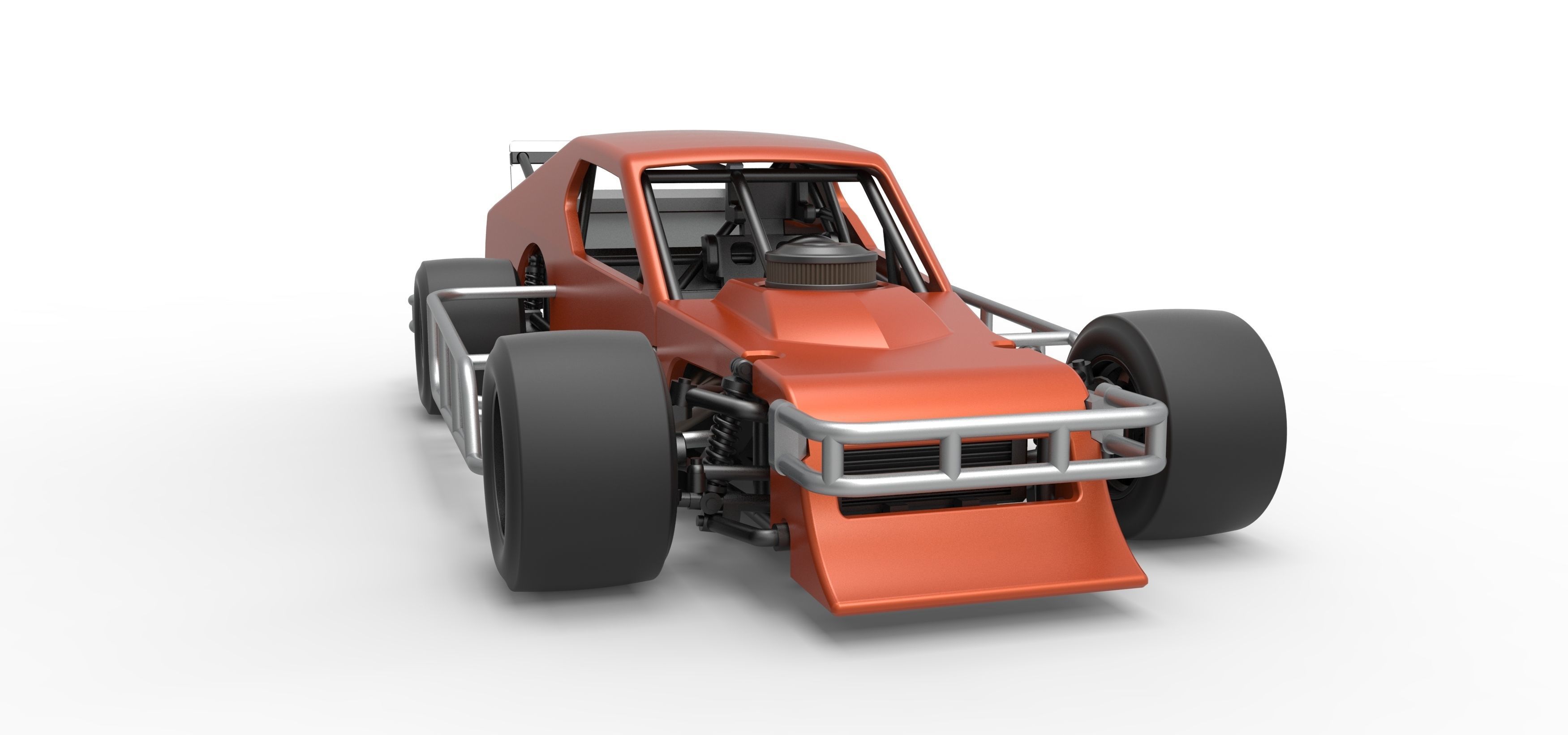 Asphalt Modified stock car Scale 1 to 25 3D print model_22