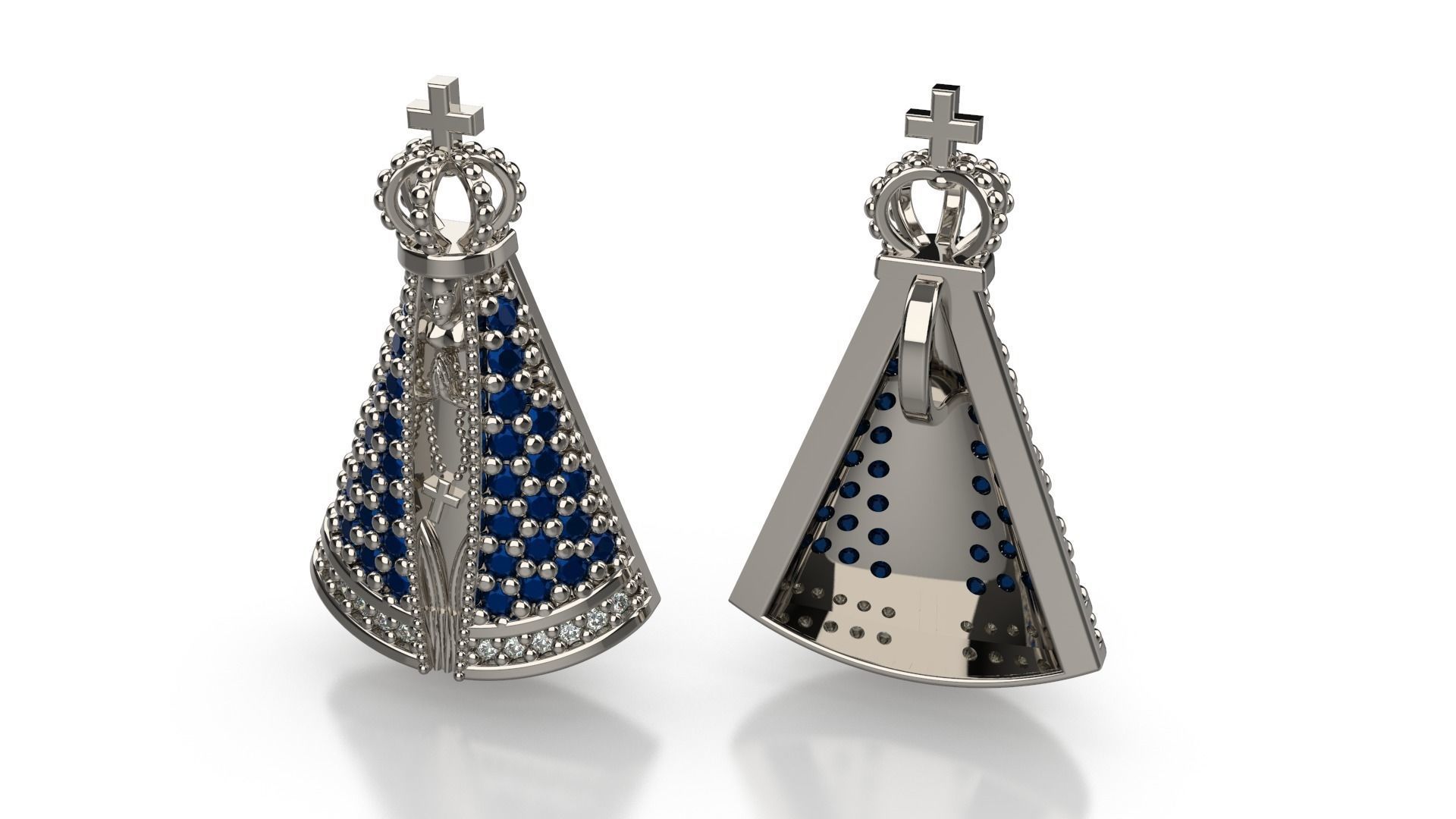 NOSSA SENHORA APARECIDA - OUR LADY OF APARECIDA 3D print model_1