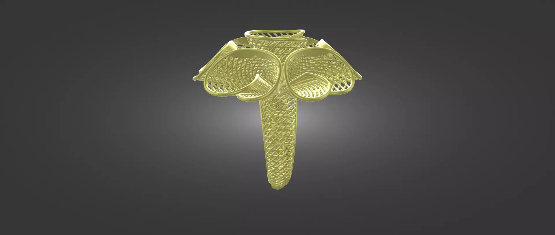 5 BOLD GOLD designs of Ring Free 3D print model
