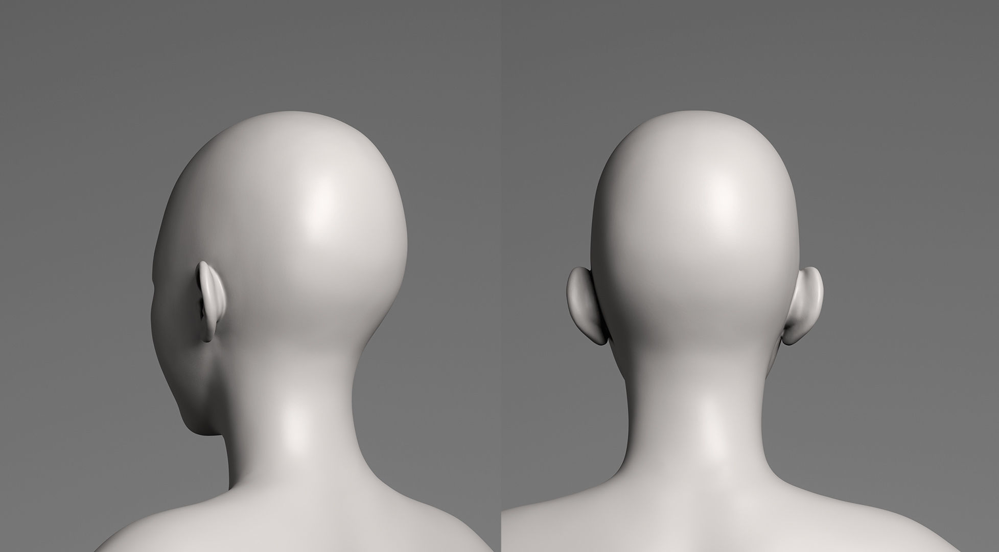 Annie - Lowpoly and Highpoly 3D Bundle Low-poly 3D model_7