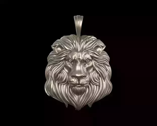 Lion pendant 3D print model