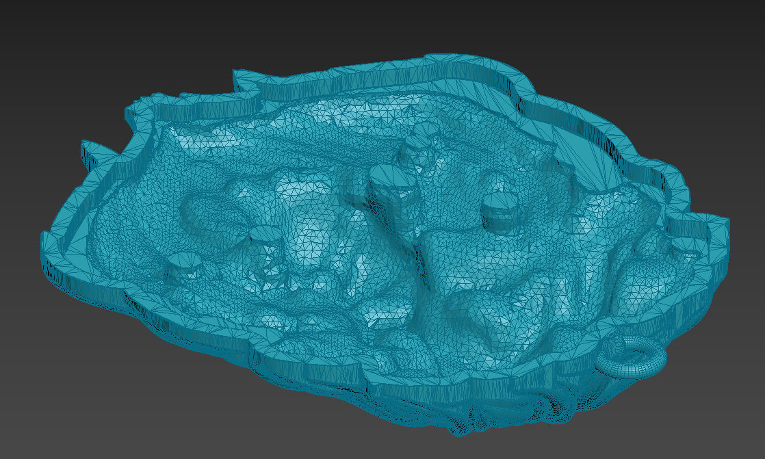 Lion pendant 3D print model_16