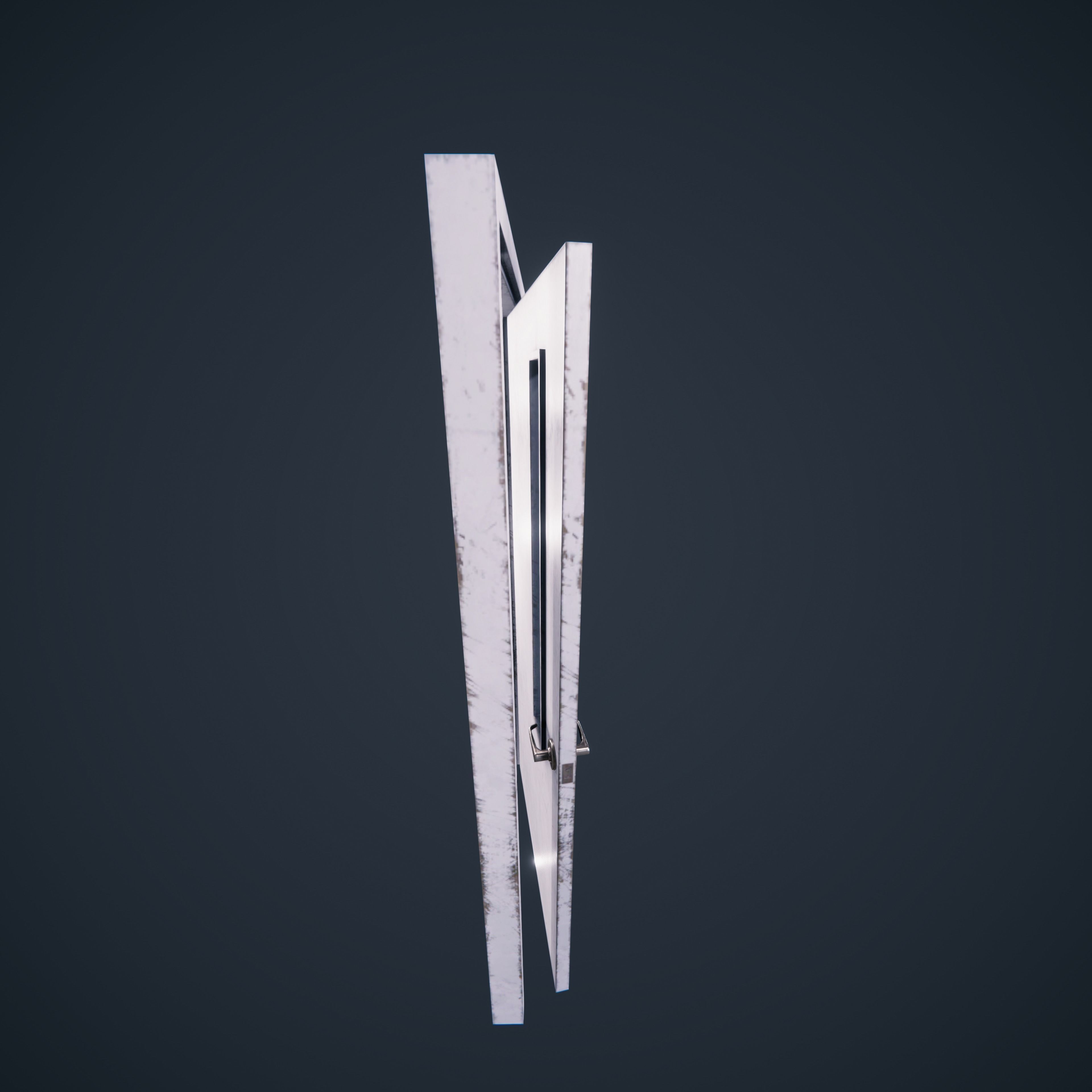Door Wood 1 HDRP Low-poly 3D model_26