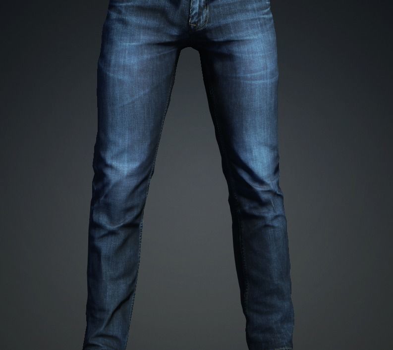 Meet JOHNSON Rigged Man - A-pose - Story Low-poly 3D model_10