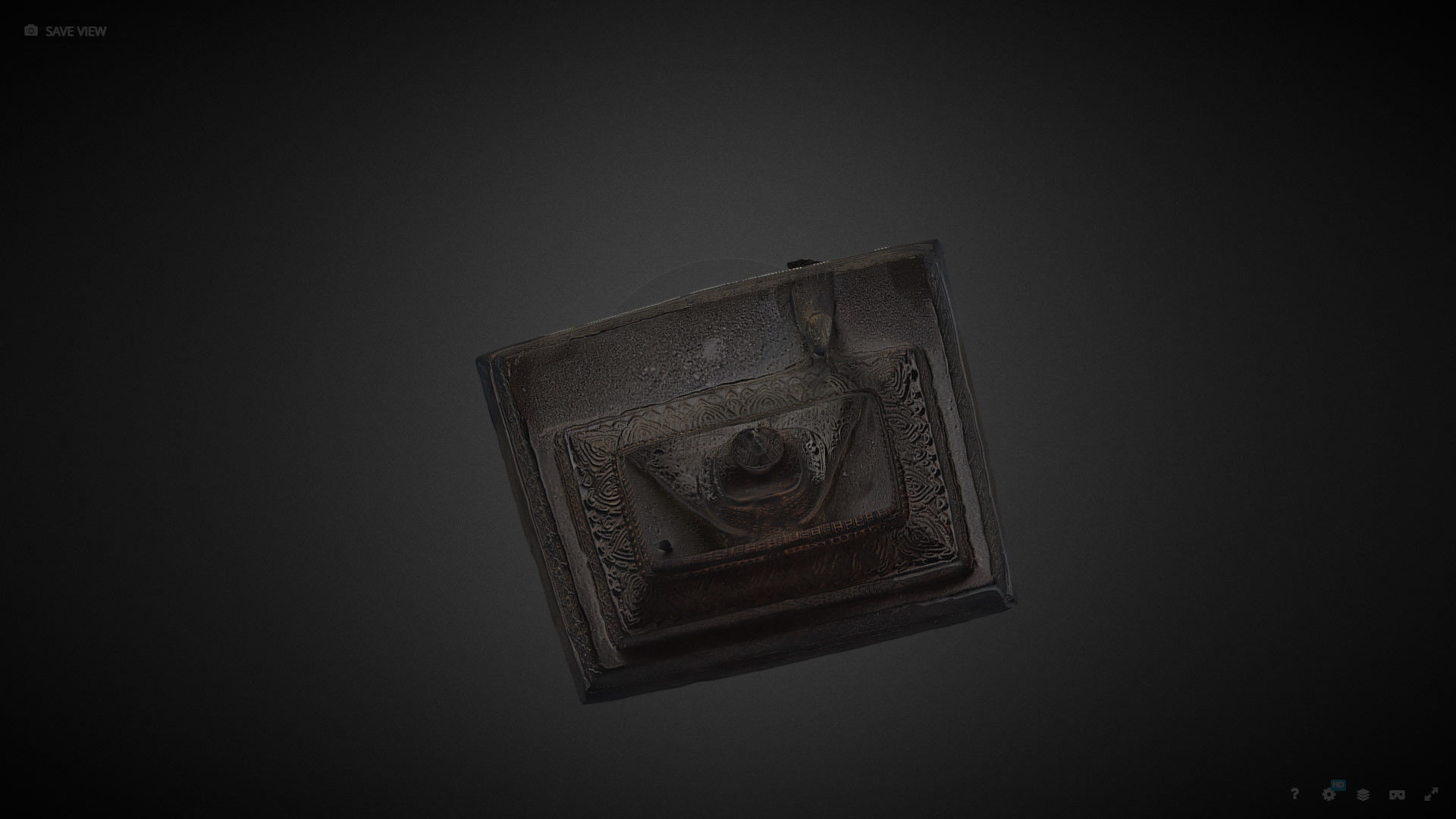 Brahma statue Low-poly 3D model_31