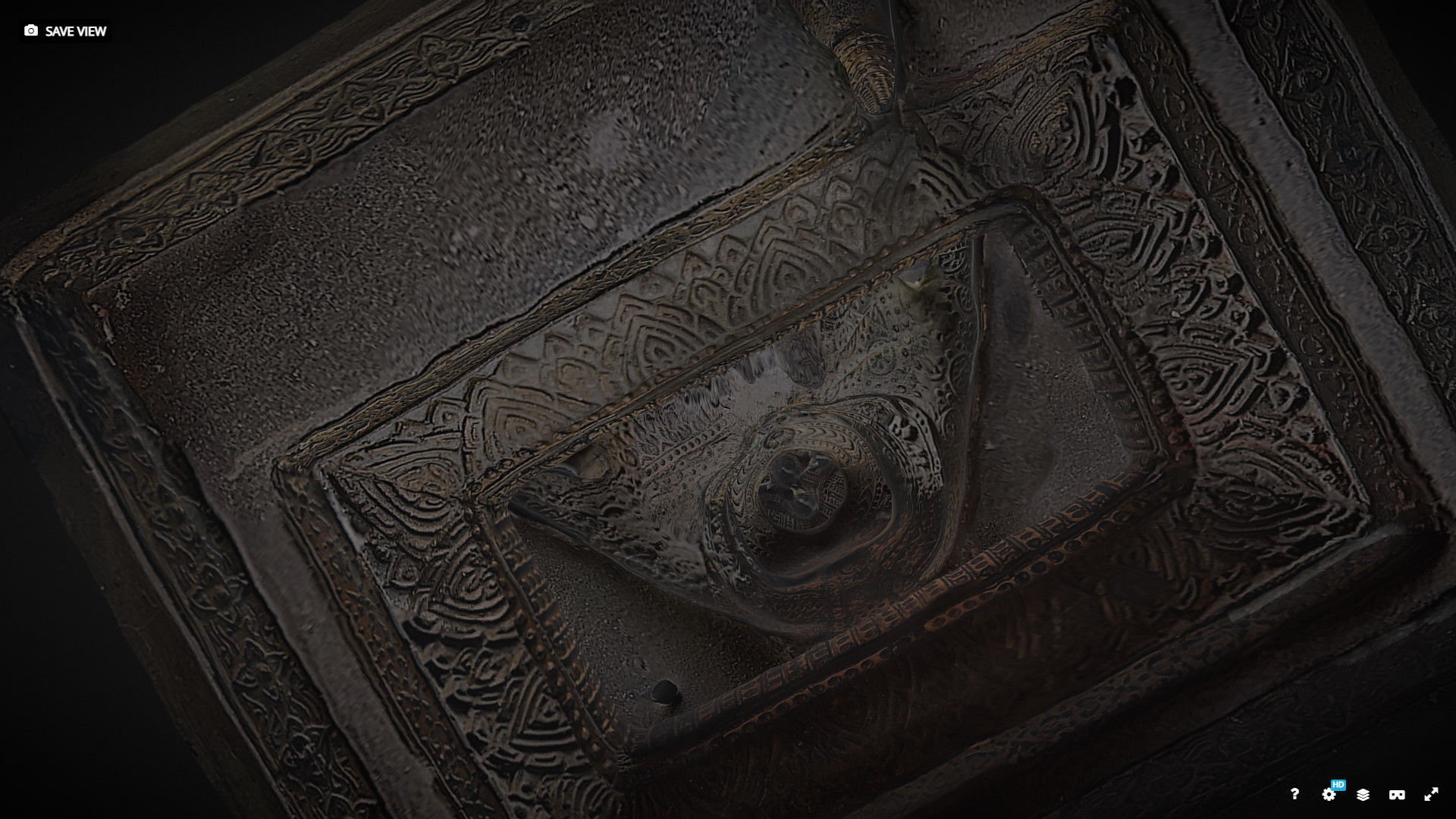 Brahma statue Low-poly 3D model_33