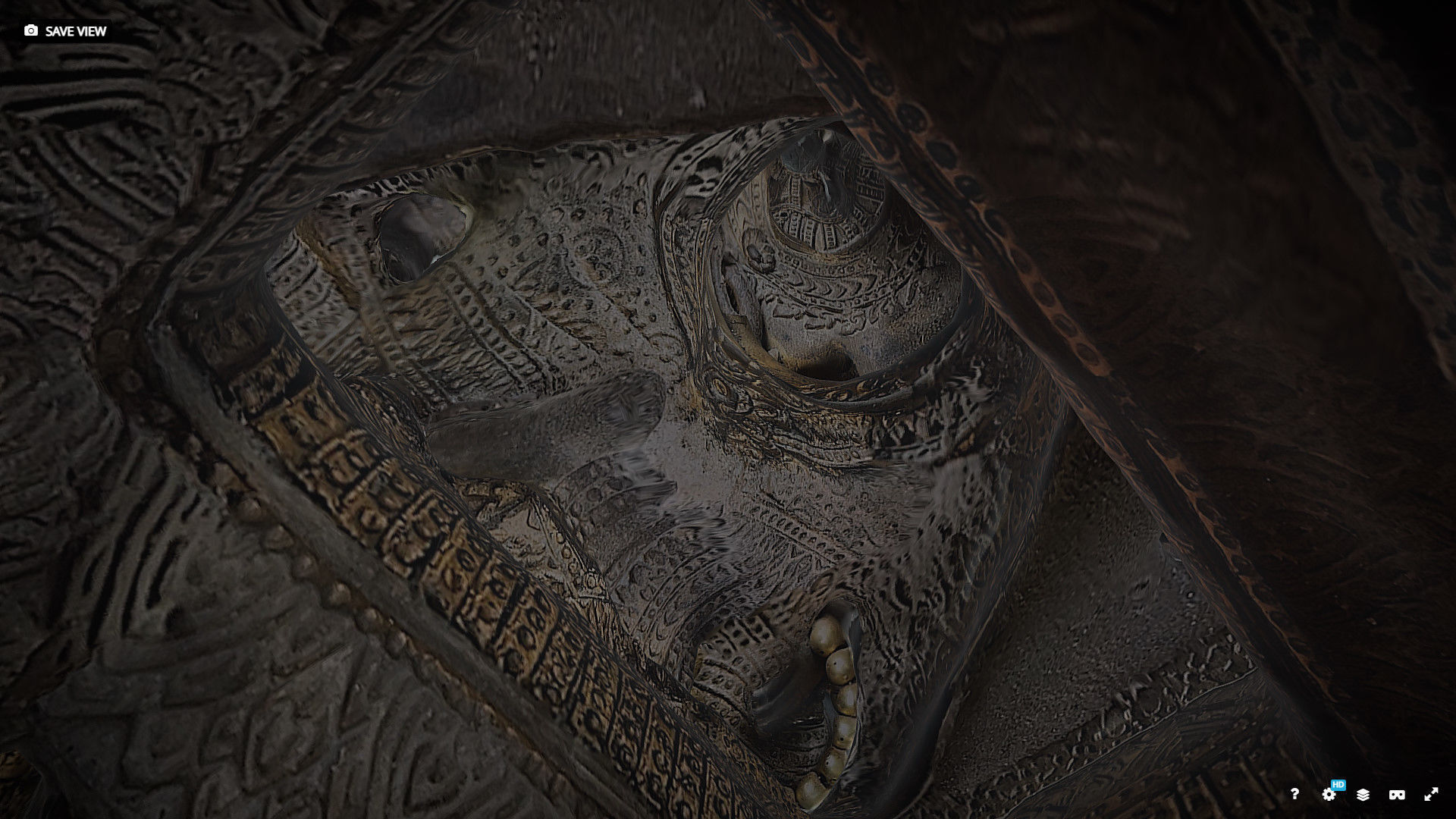 Brahma statue Low-poly 3D model_34